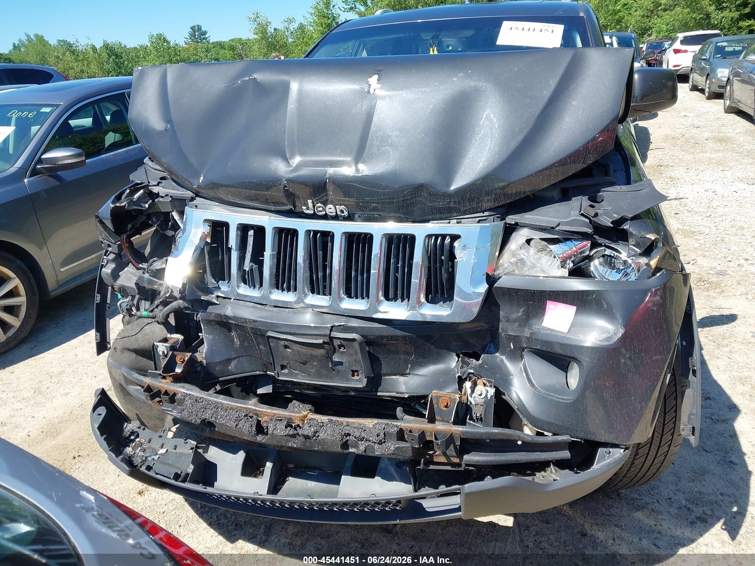 2011 Jeep Grand Cherokee Laredo Black vin: 1J4RR4GG7BC722858