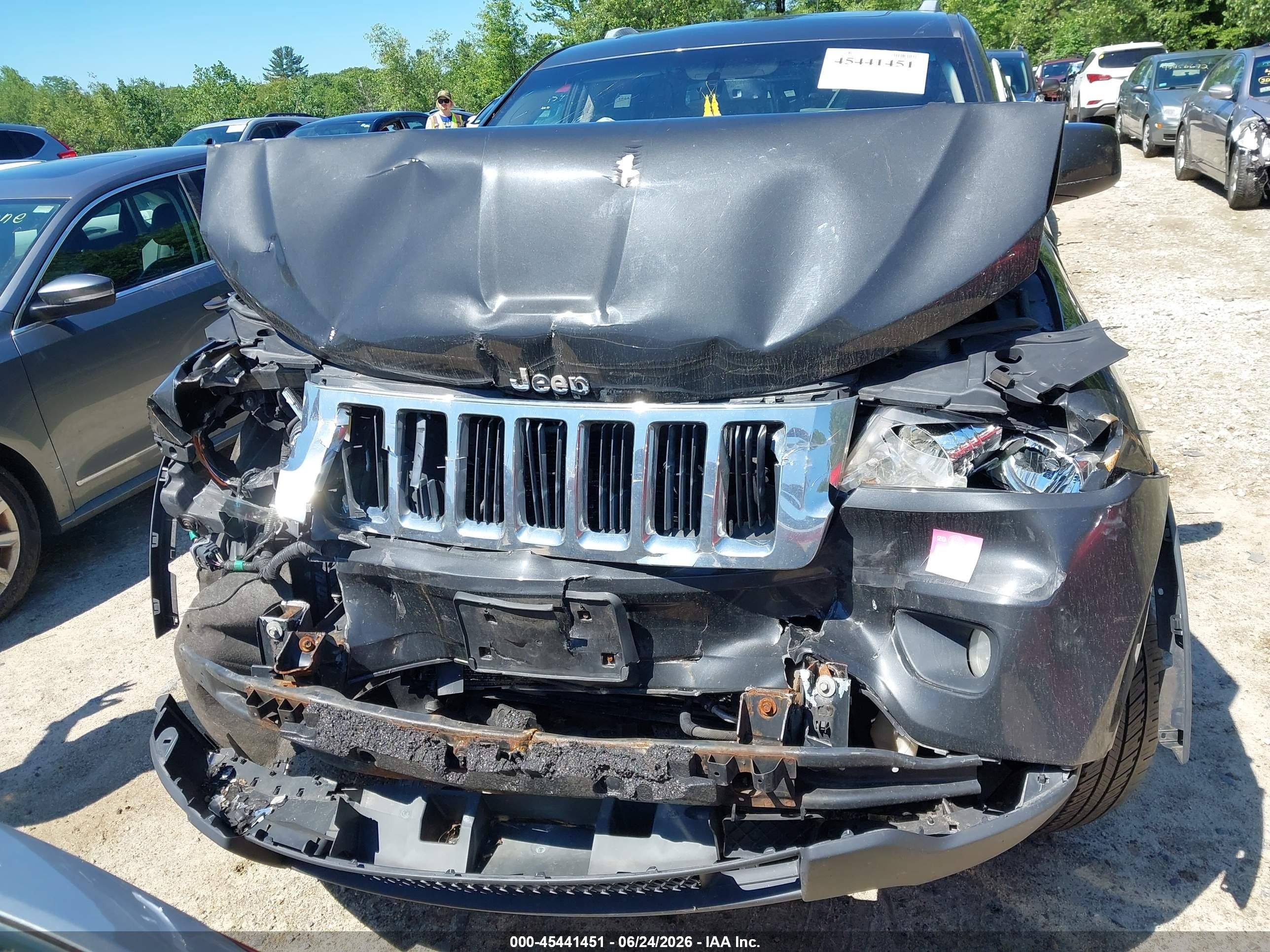 2011 Jeep Grand Cherokee Laredo Black vin: 1J4RR4GG7BC722858