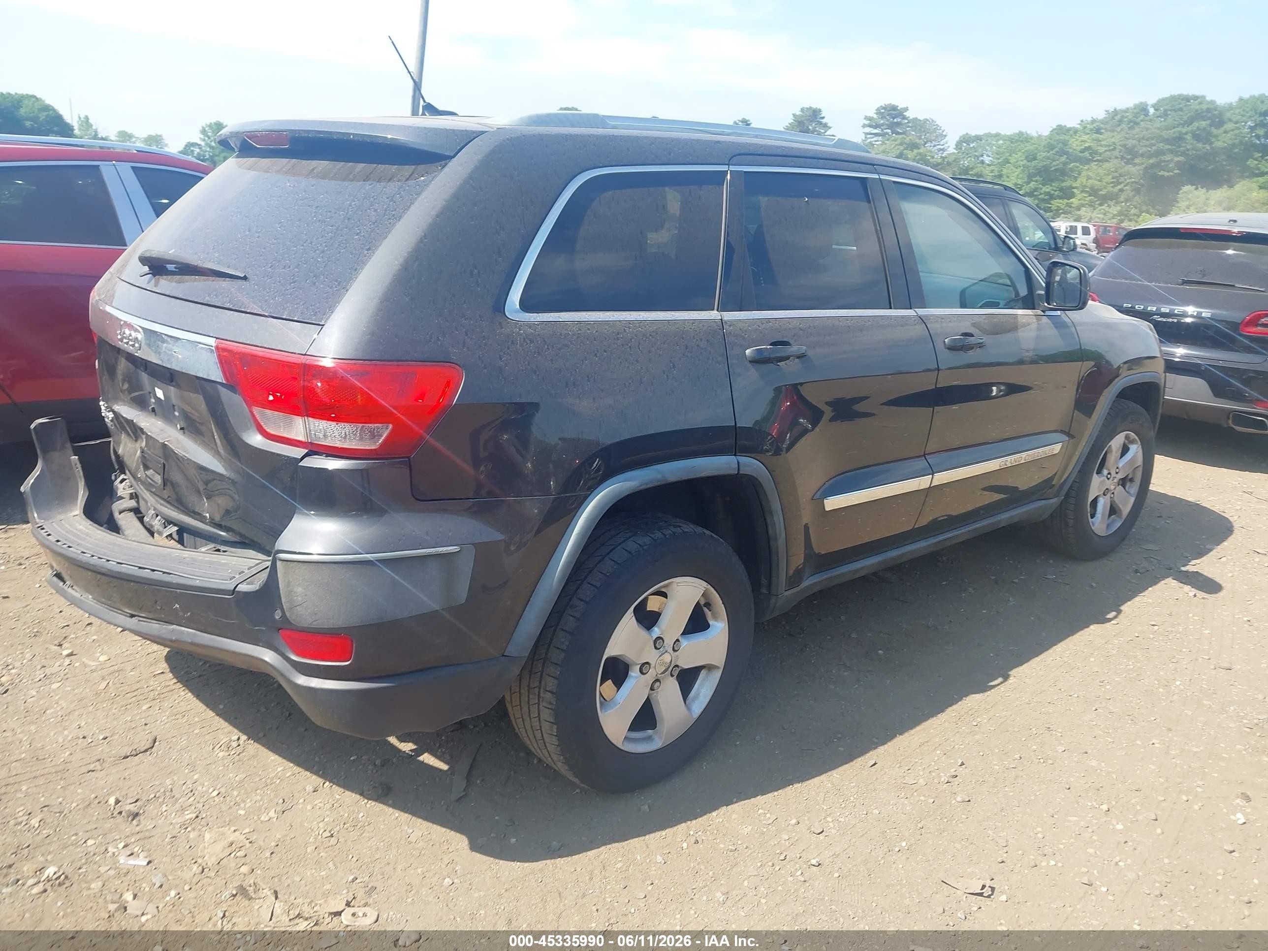 2011 Jeep Grand Cherokee Laredo Black vin: 1J4RR4GG7BC722990
