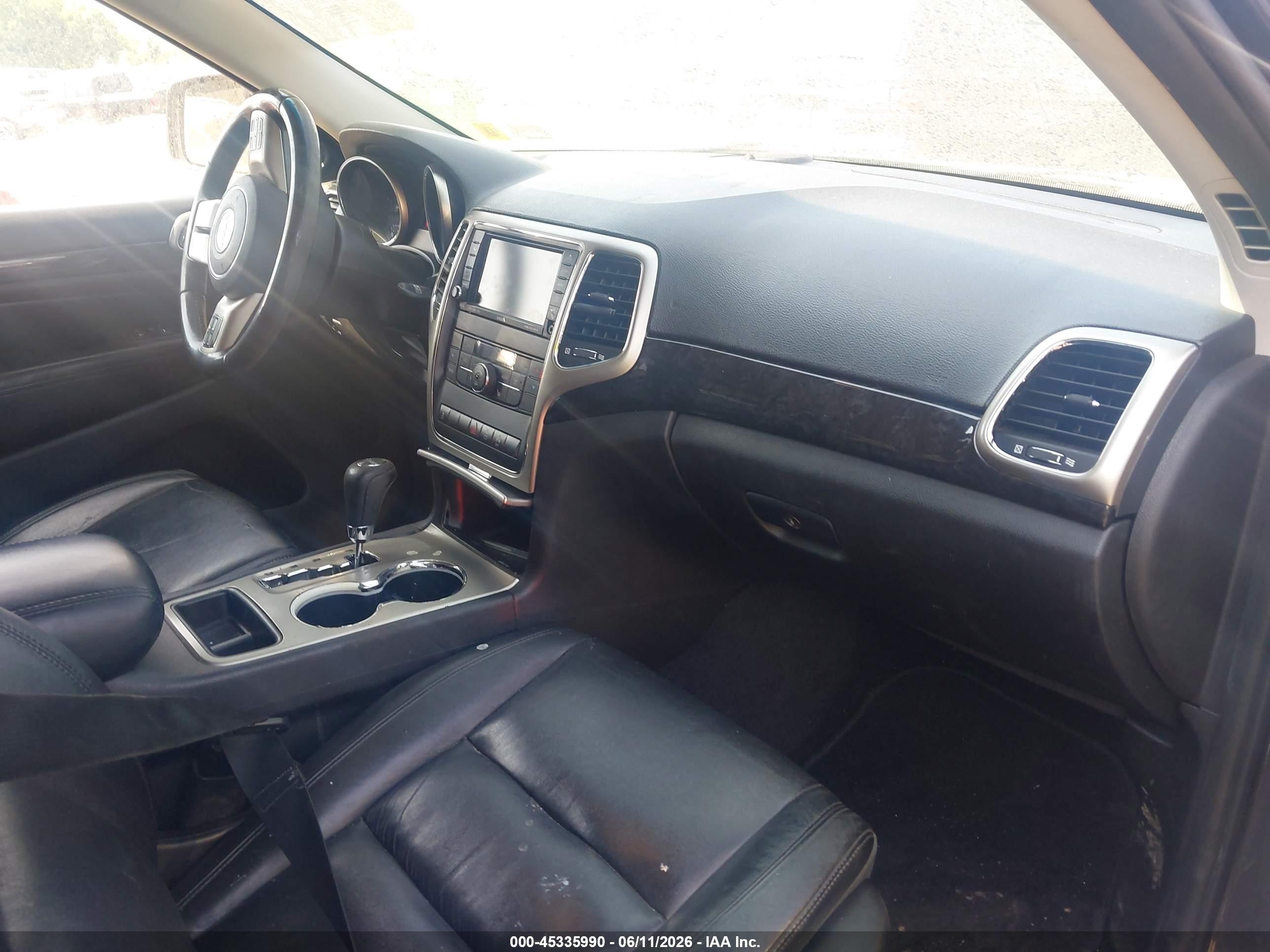 2011 Jeep Grand Cherokee Laredo Black vin: 1J4RR4GG7BC722990