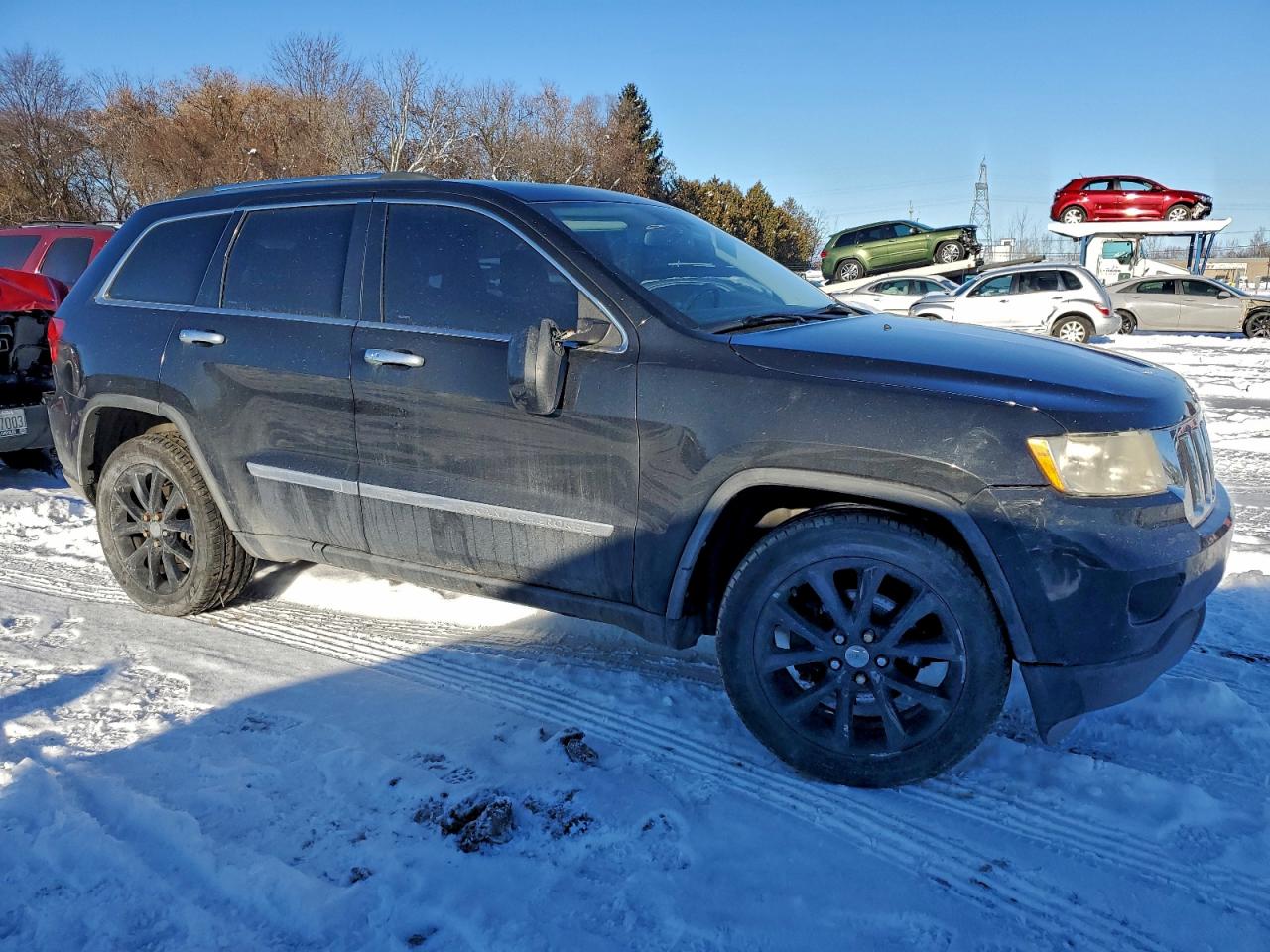 2011 Jeep Grand Cherokee Laredo Black vin: 1J4RR4GG8BC501804
