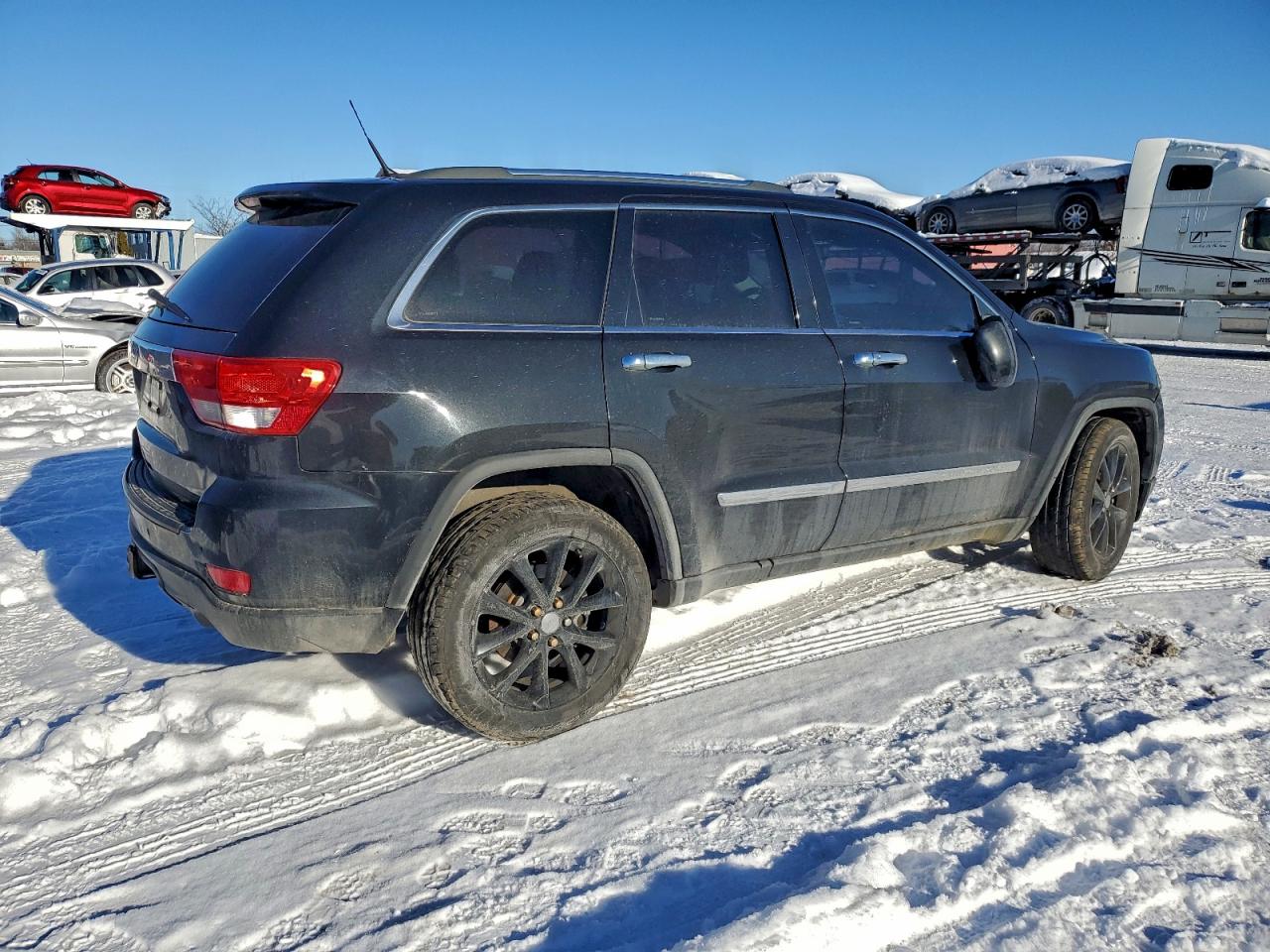 2011 Jeep Grand Cherokee Laredo Black vin: 1J4RR4GG8BC501804