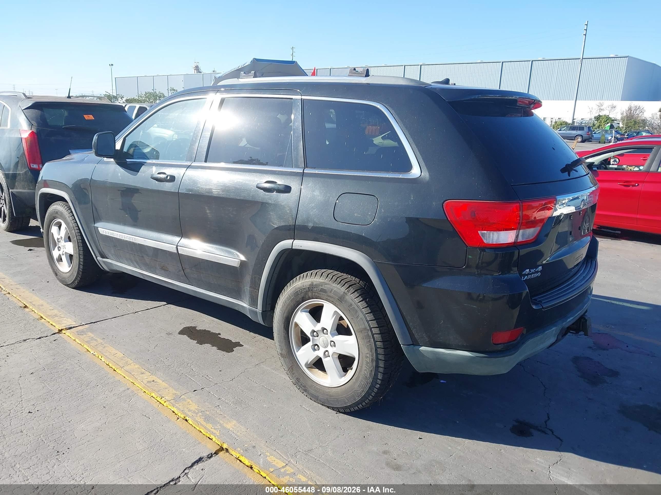 2011 Jeep Grand Cherokee Laredo Black vin: 1J4RR4GG9BC511337