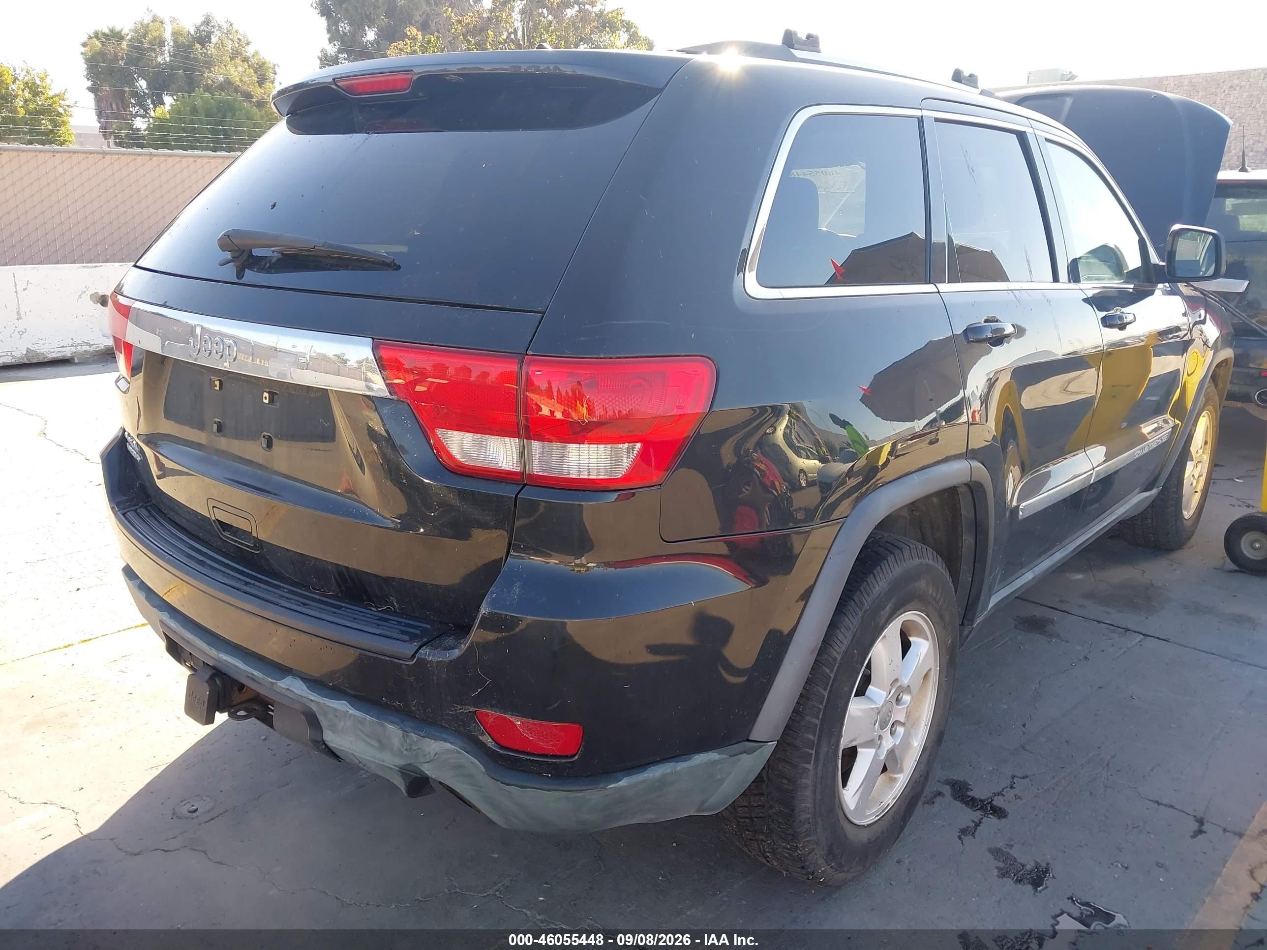 2011 Jeep Grand Cherokee Laredo Black vin: 1J4RR4GG9BC511337