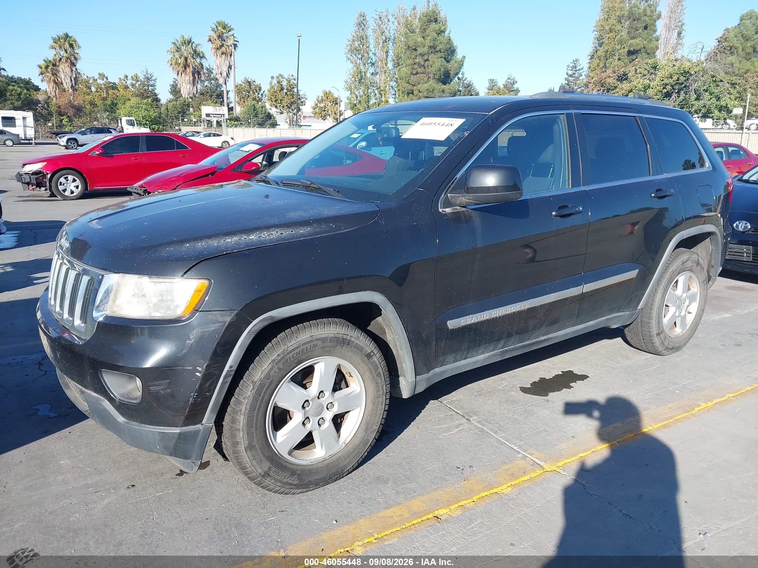 2011 Jeep Grand Cherokee Laredo Black vin: 1J4RR4GG9BC511337