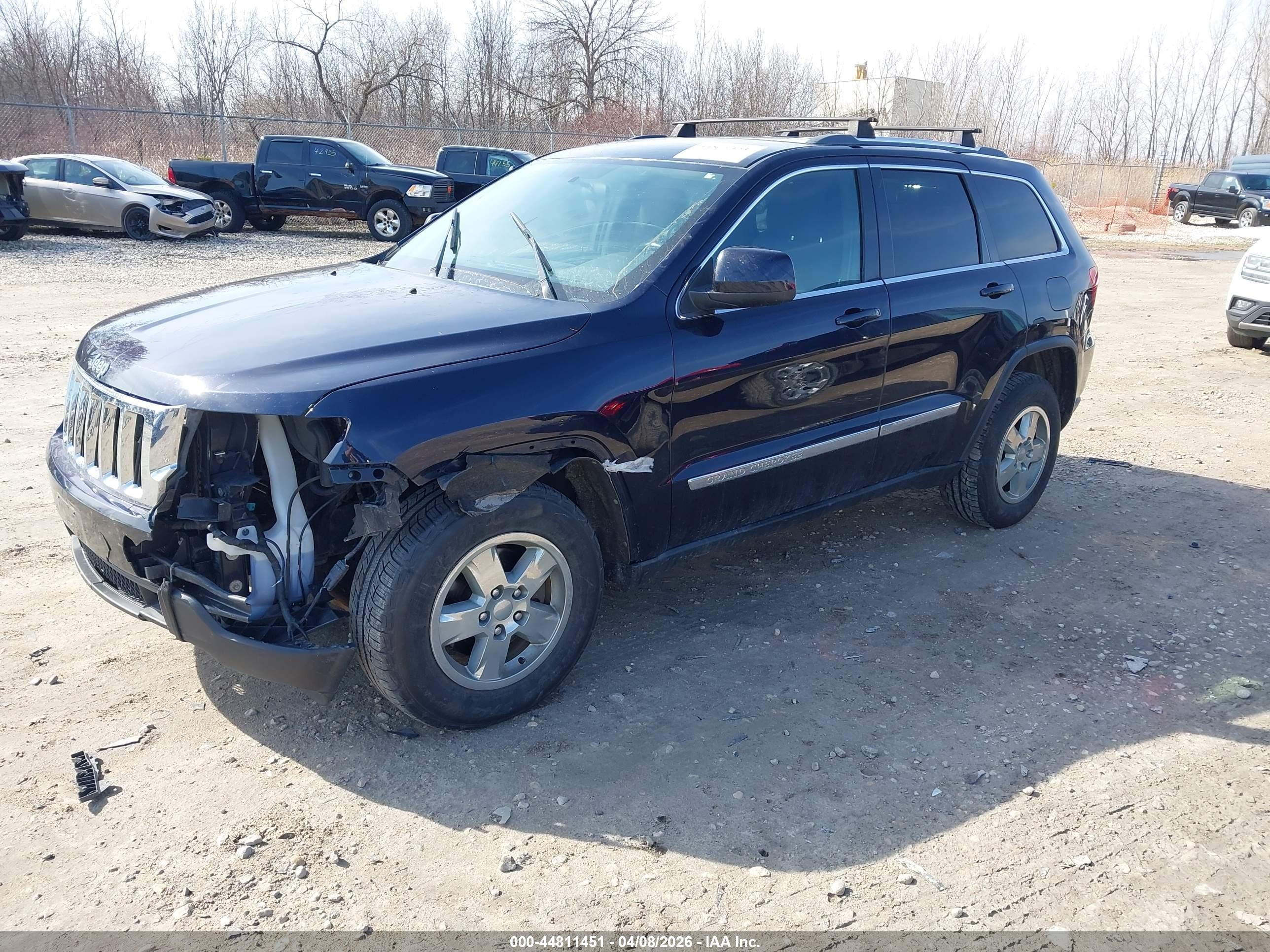 2011 Jeep Grand Cherokee Laredo Black vin: 1J4RR4GG9BC551157