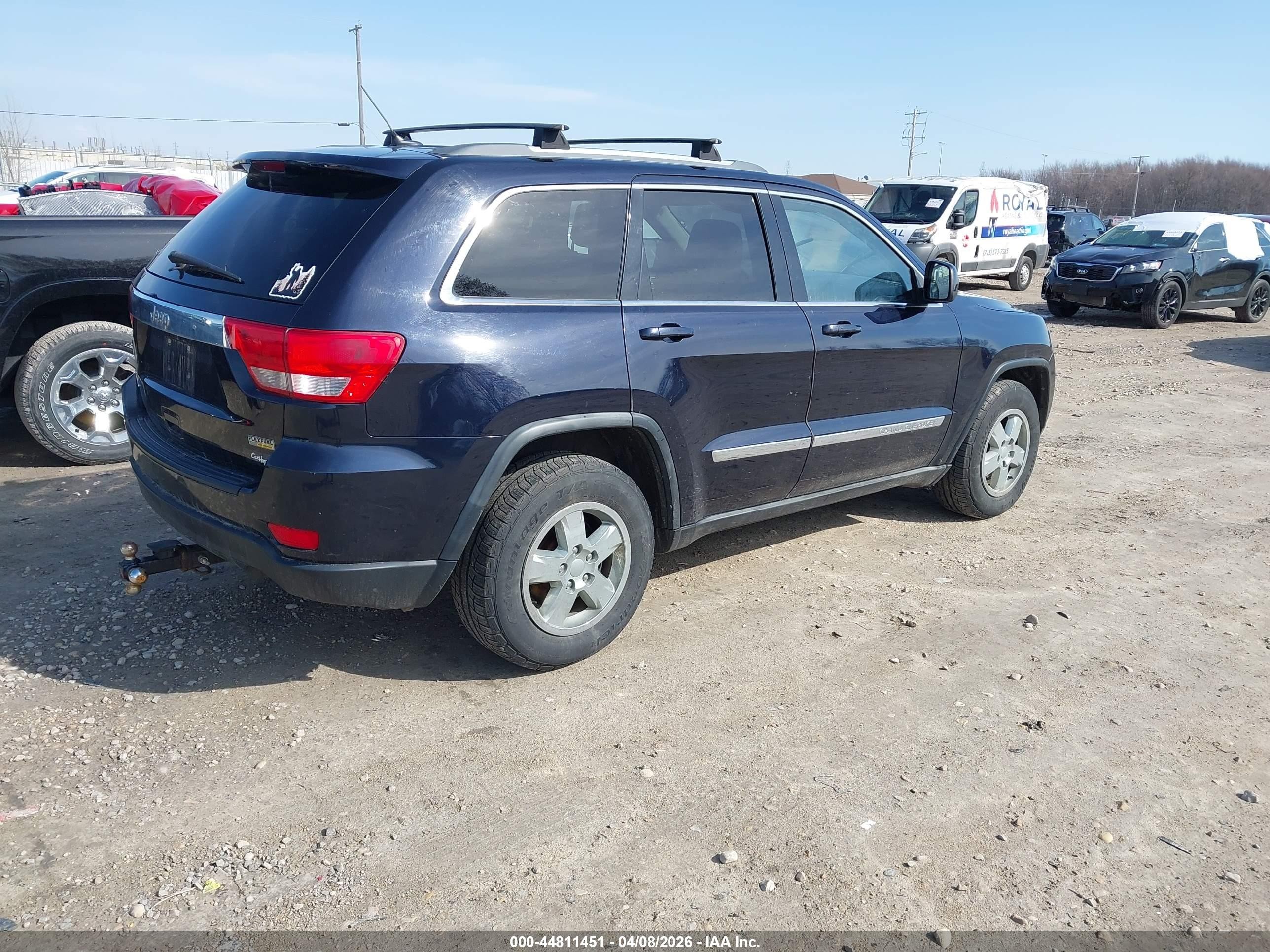 2011 Jeep Grand Cherokee Laredo Black vin: 1J4RR4GG9BC551157