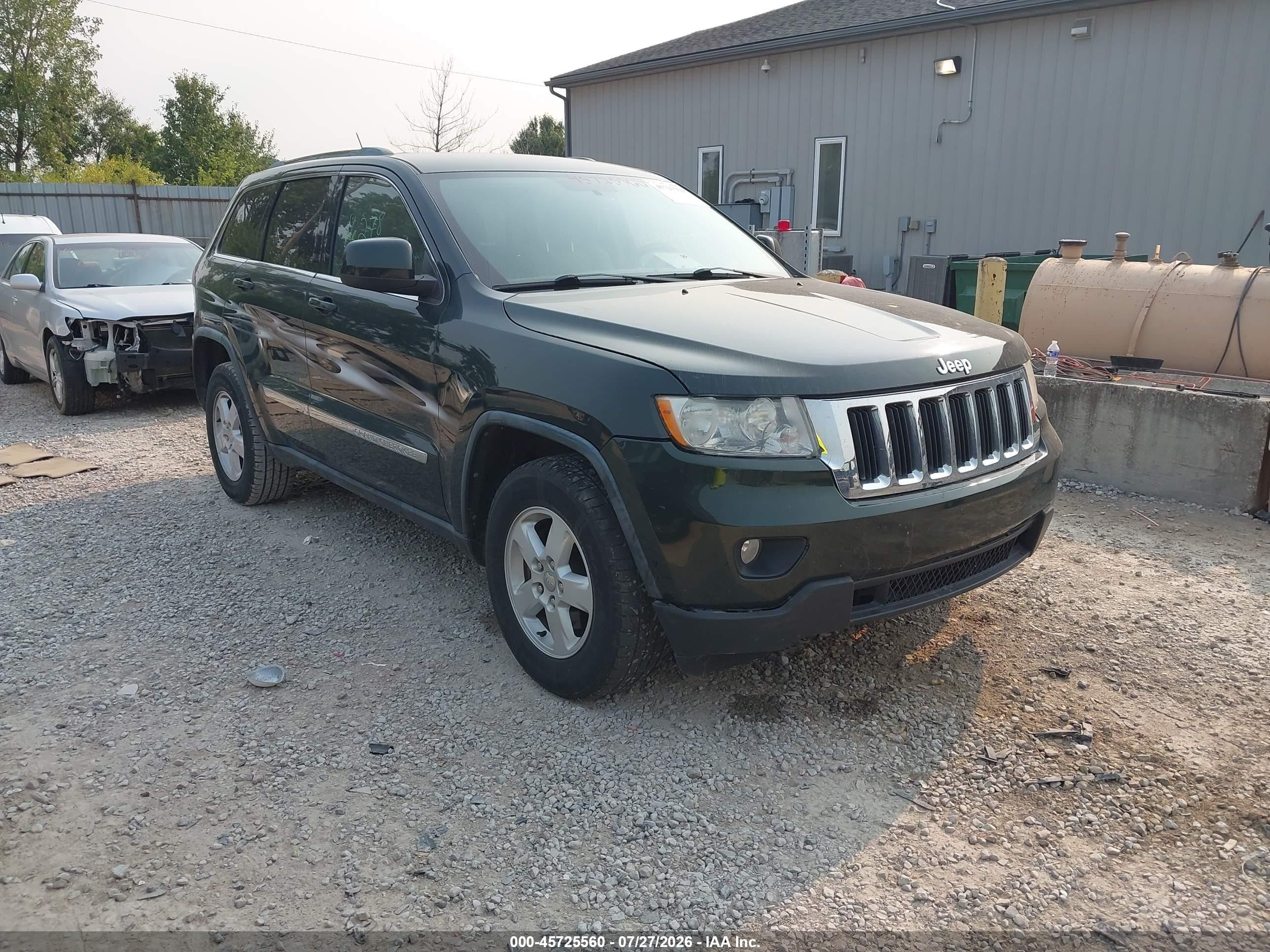 2011 Jeep Grand Cherokee Laredo Green vin: 1J4RR4GG9BC575944