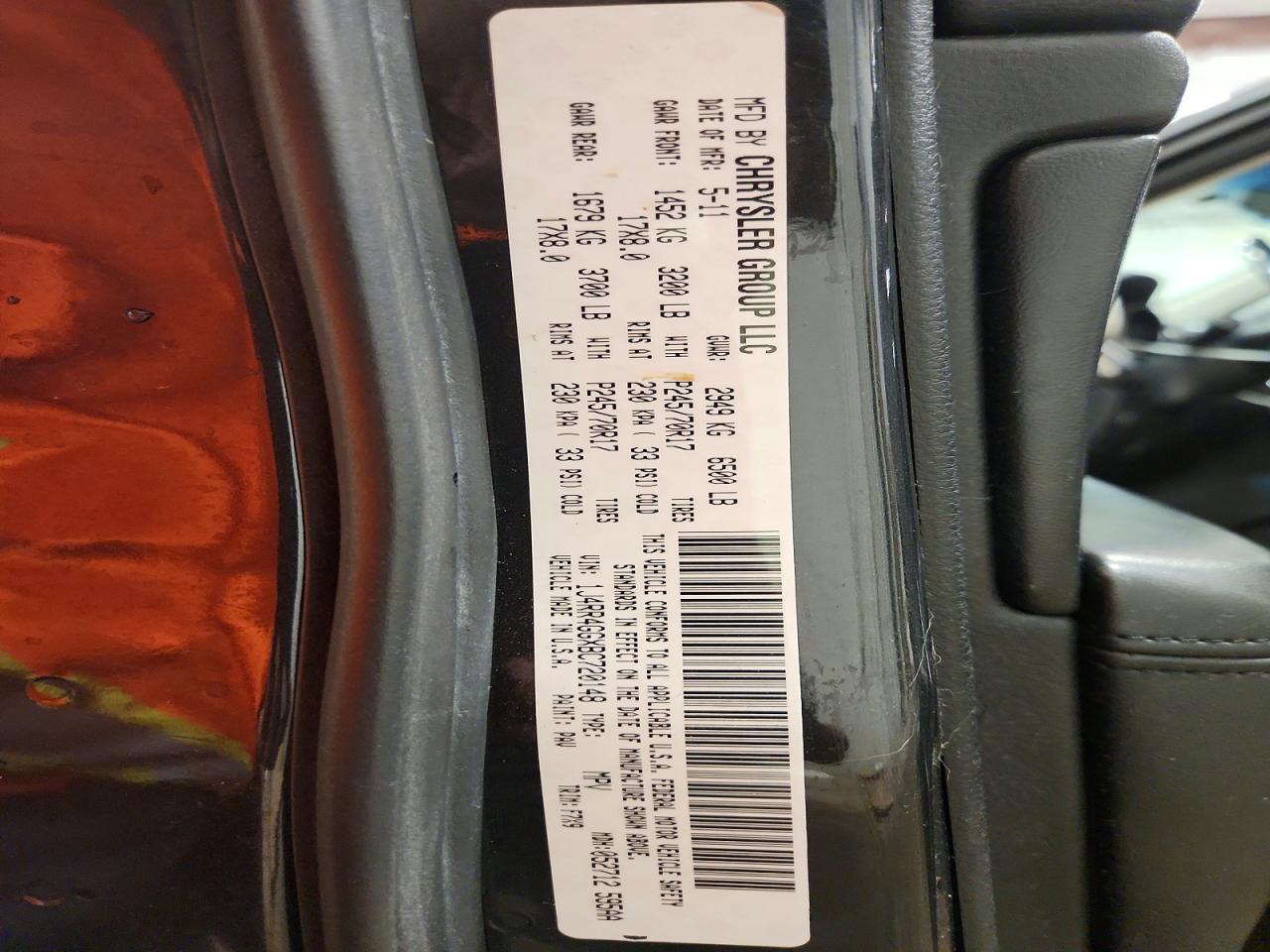 2011 Jeep Grand Cherokee Laredo Угольный vin: 1J4RR4GGXBC720148