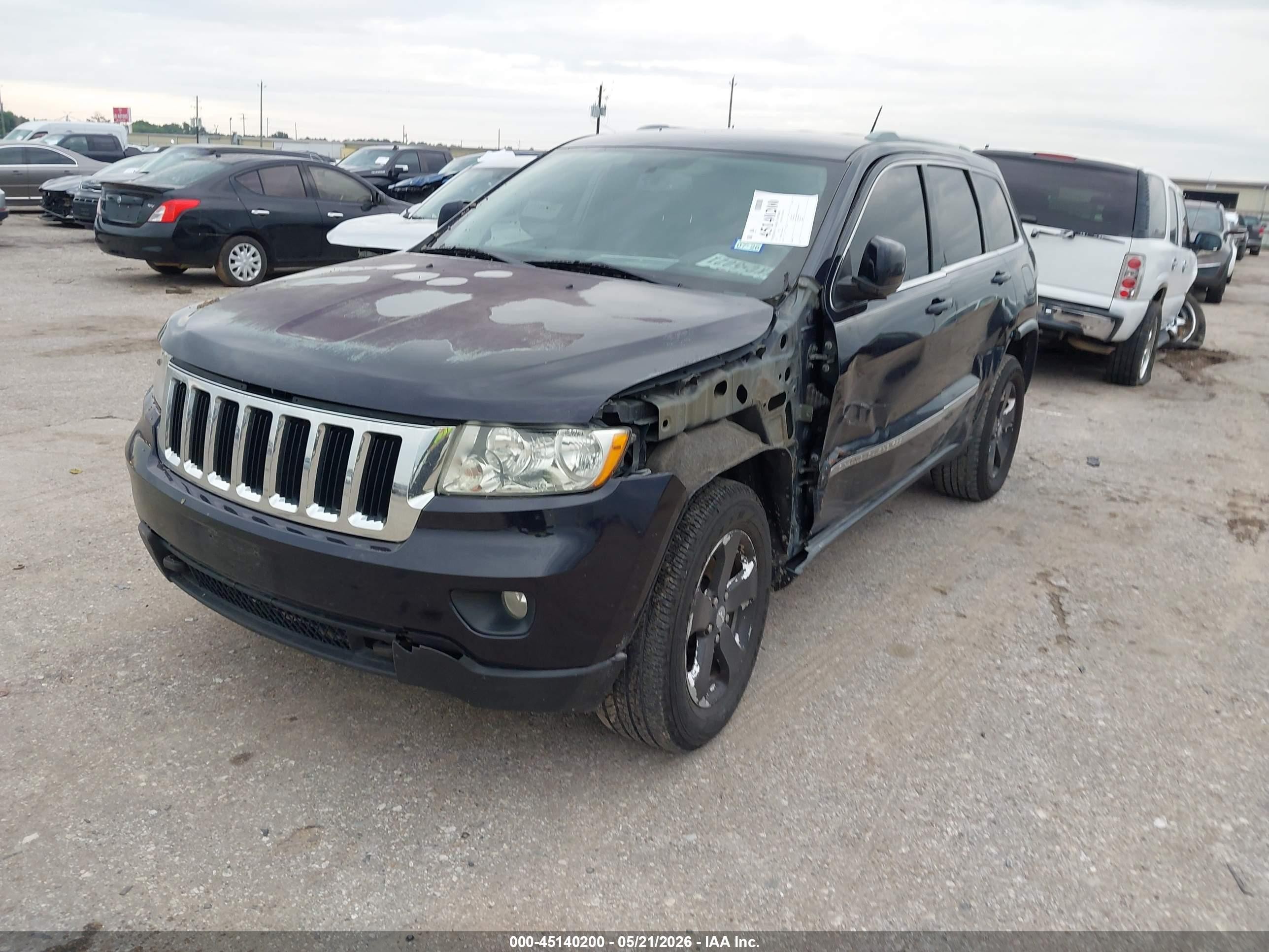 2011 Jeep Grand Cherokee Laredo Dark Blue vin: 1J4RR4GT5BC548897