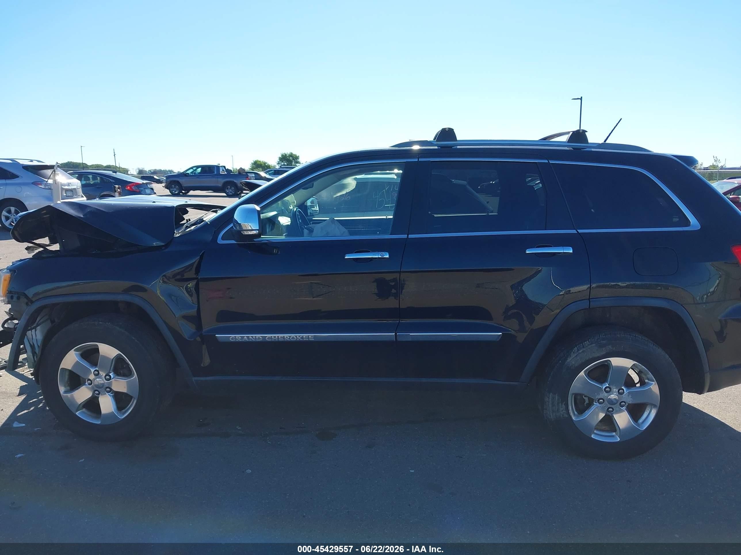 2011 Jeep Grand Cherokee Limited Black vin: 1J4RR5GG0BC612613