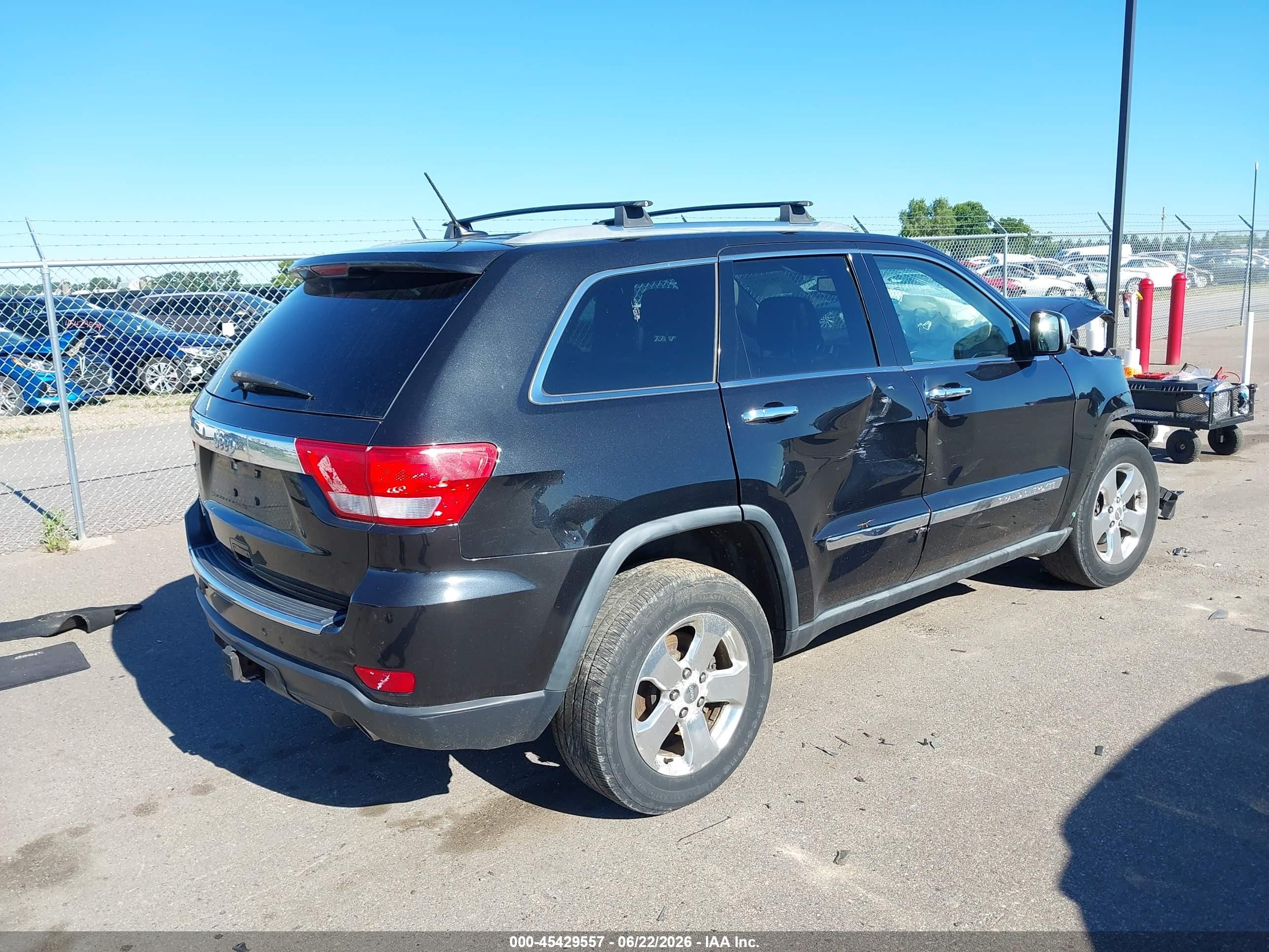 2011 Jeep Grand Cherokee Limited Black vin: 1J4RR5GG0BC612613