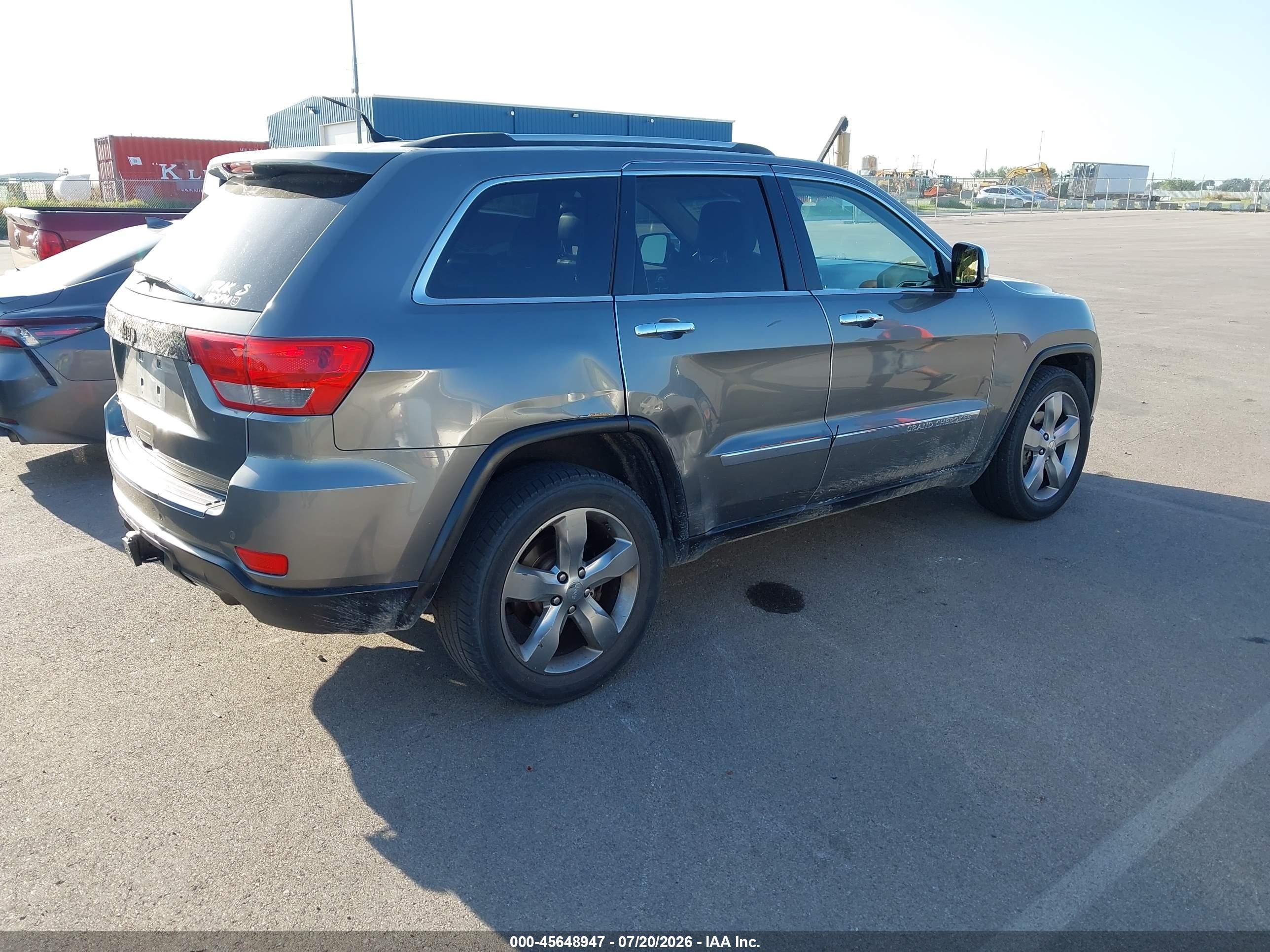 2011 Jeep Grand Cherokee Limited Gray vin: 1J4RR5GG0BC714672