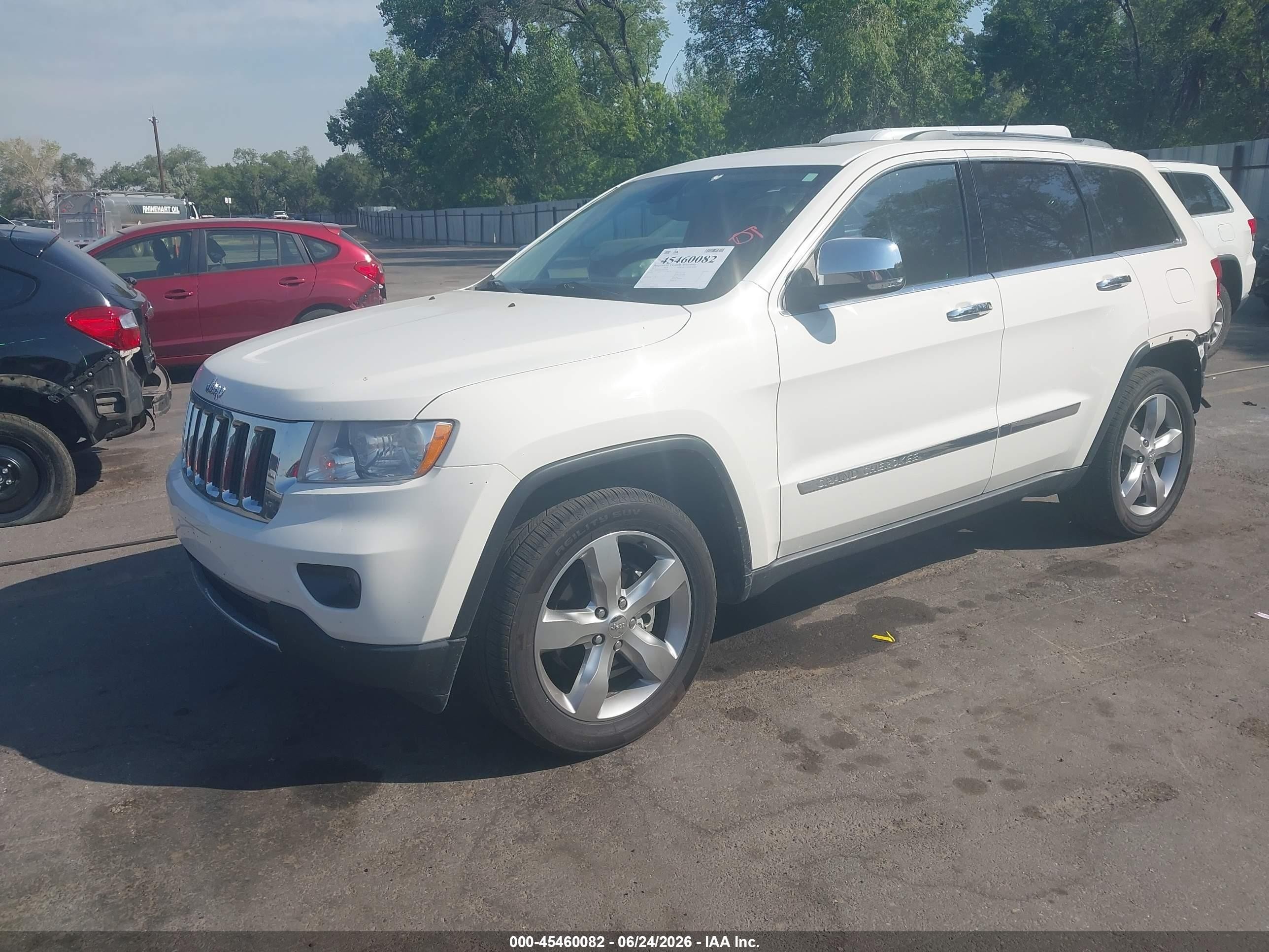 2011 Jeep Grand Cherokee Limited White vin: 1J4RR5GG1BC605069
