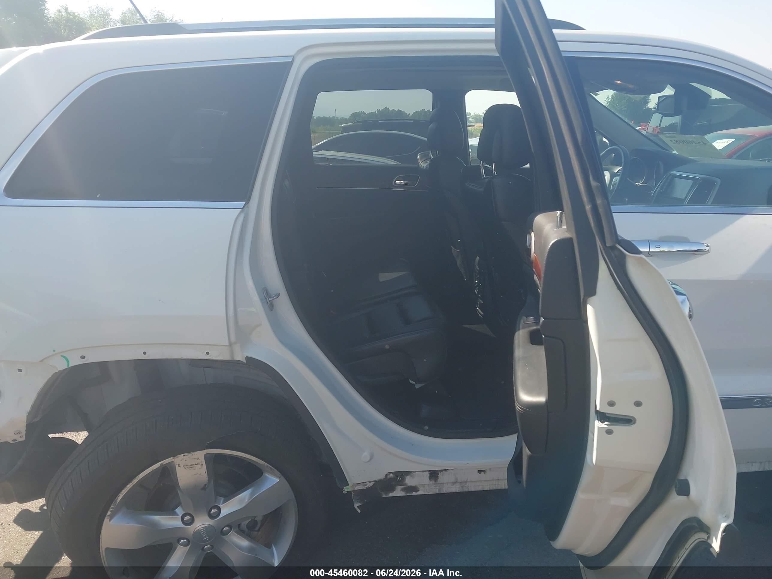 2011 Jeep Grand Cherokee Limited White vin: 1J4RR5GG1BC605069