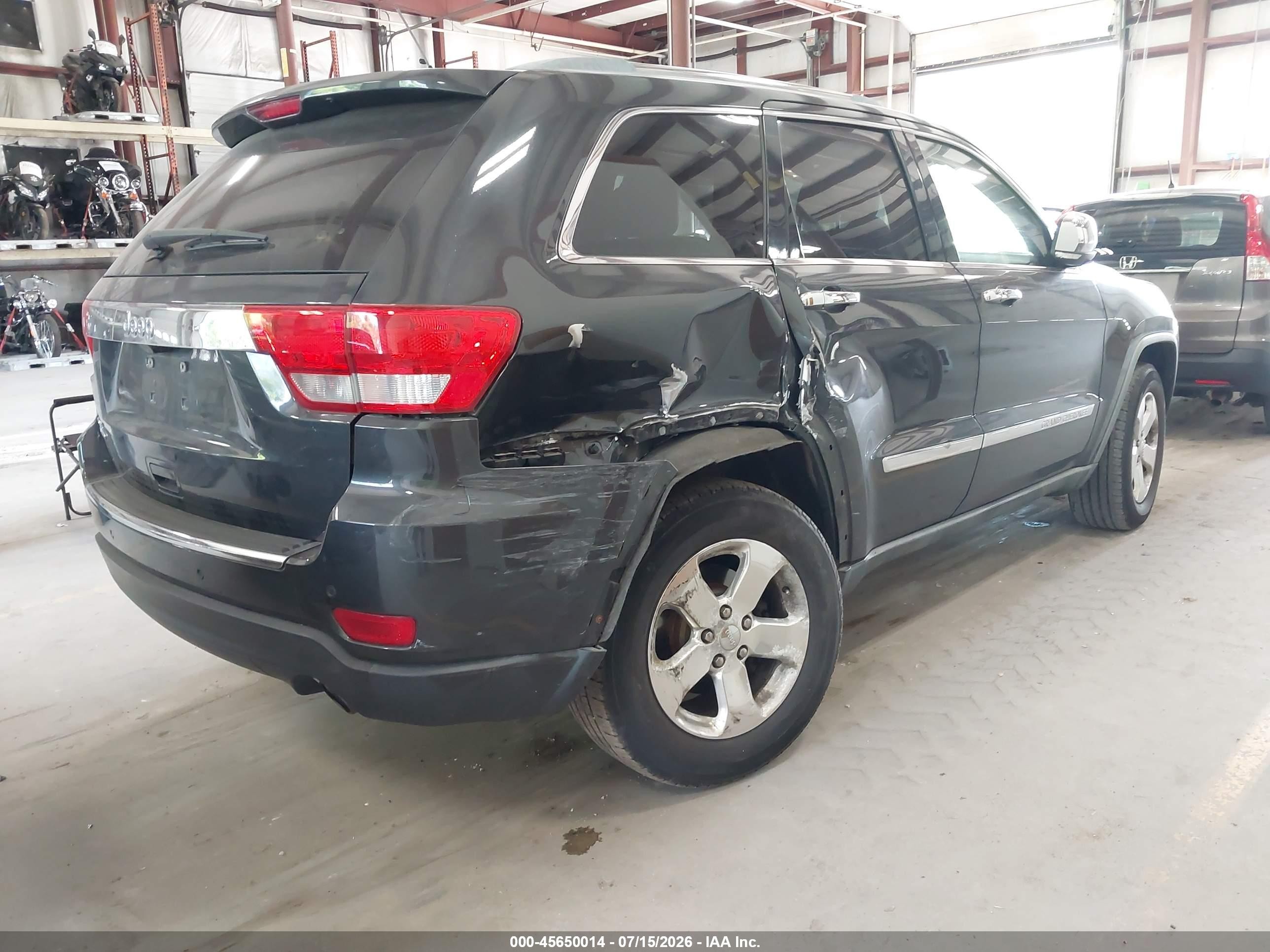 2011 Jeep Grand Cherokee Limited Серый vin: 1J4RR5GG2BC715354