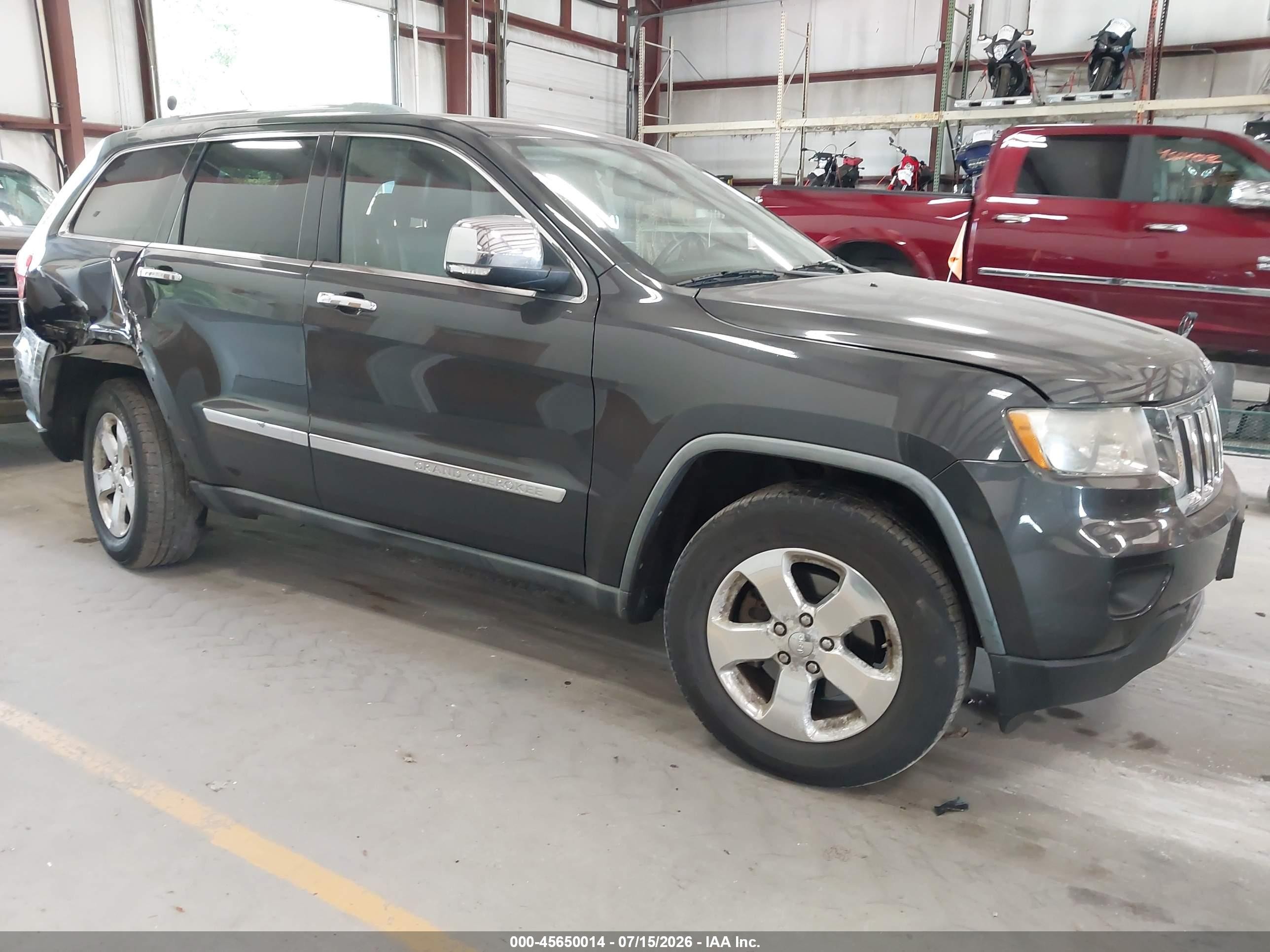 2011 Jeep Grand Cherokee Limited Серый vin: 1J4RR5GG2BC715354