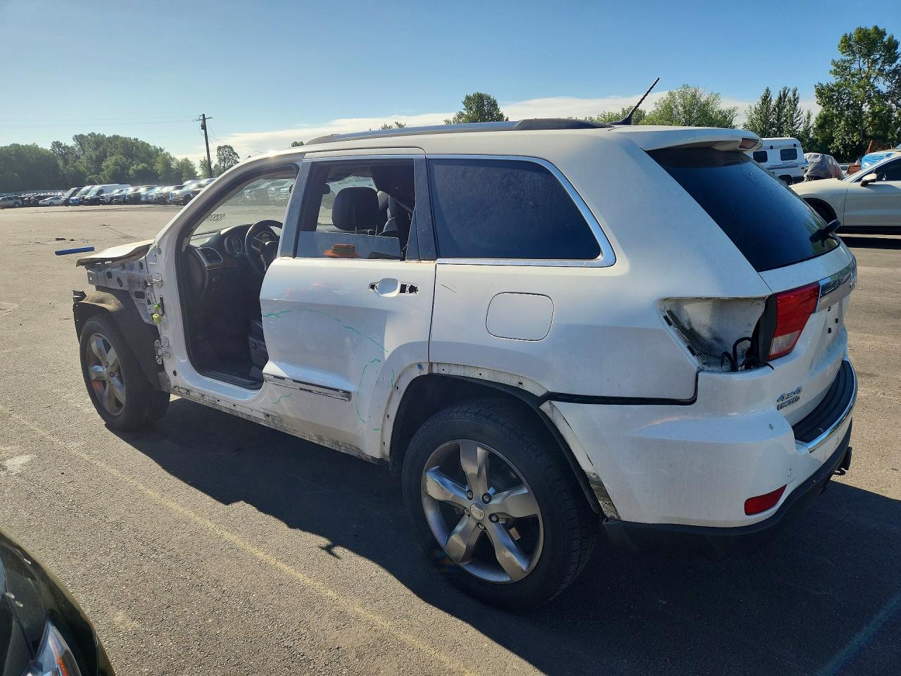 2011 Jeep Grand Cherokee Limited White vin: 1J4RR5GG5BC527959