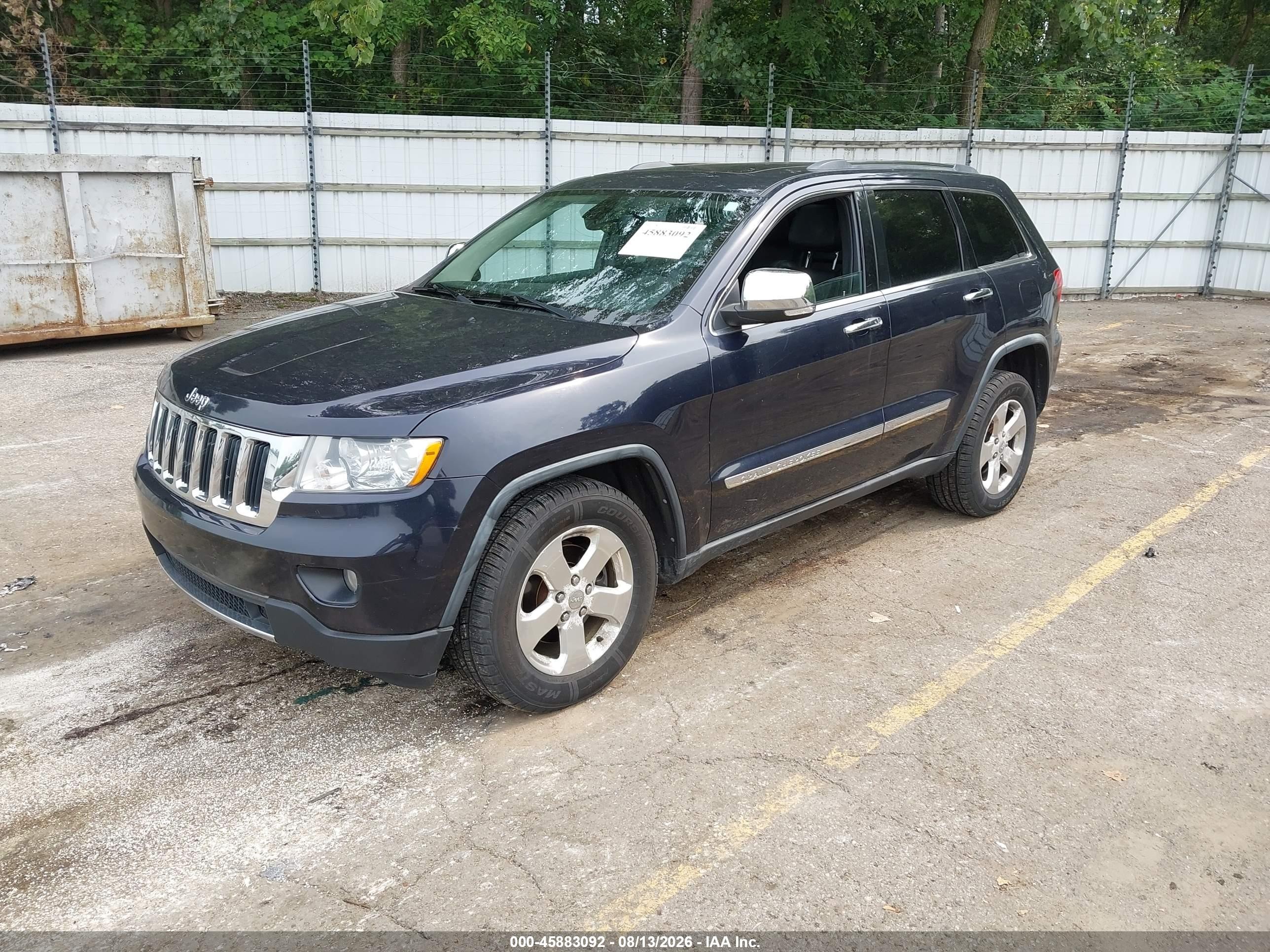 2011 Jeep Grand Cherokee Limited Blue vin: 1J4RR5GG5BC550741