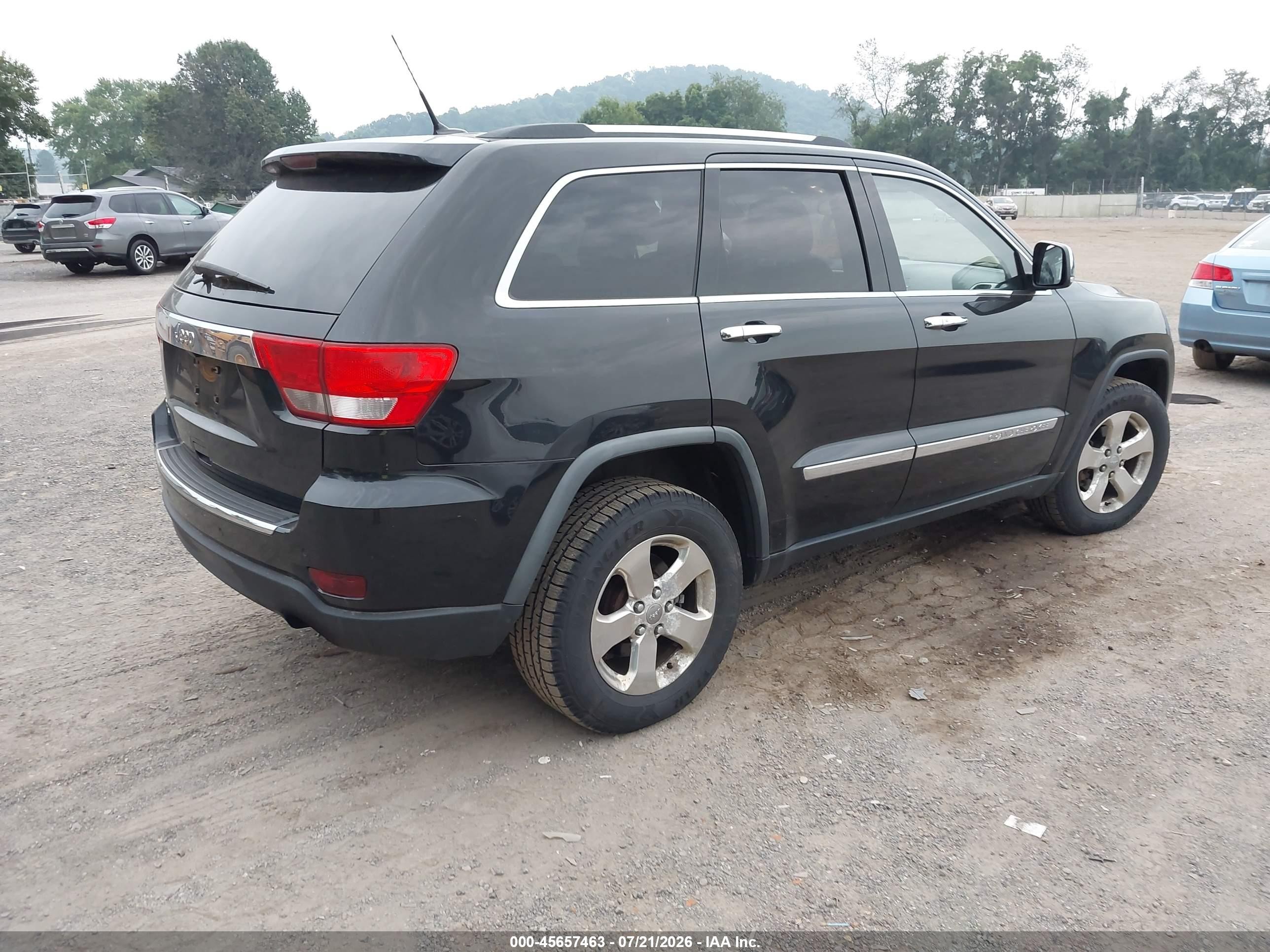 2011 Jeep Grand Cherokee Limited Black vin: 1J4RR5GG7BC511519