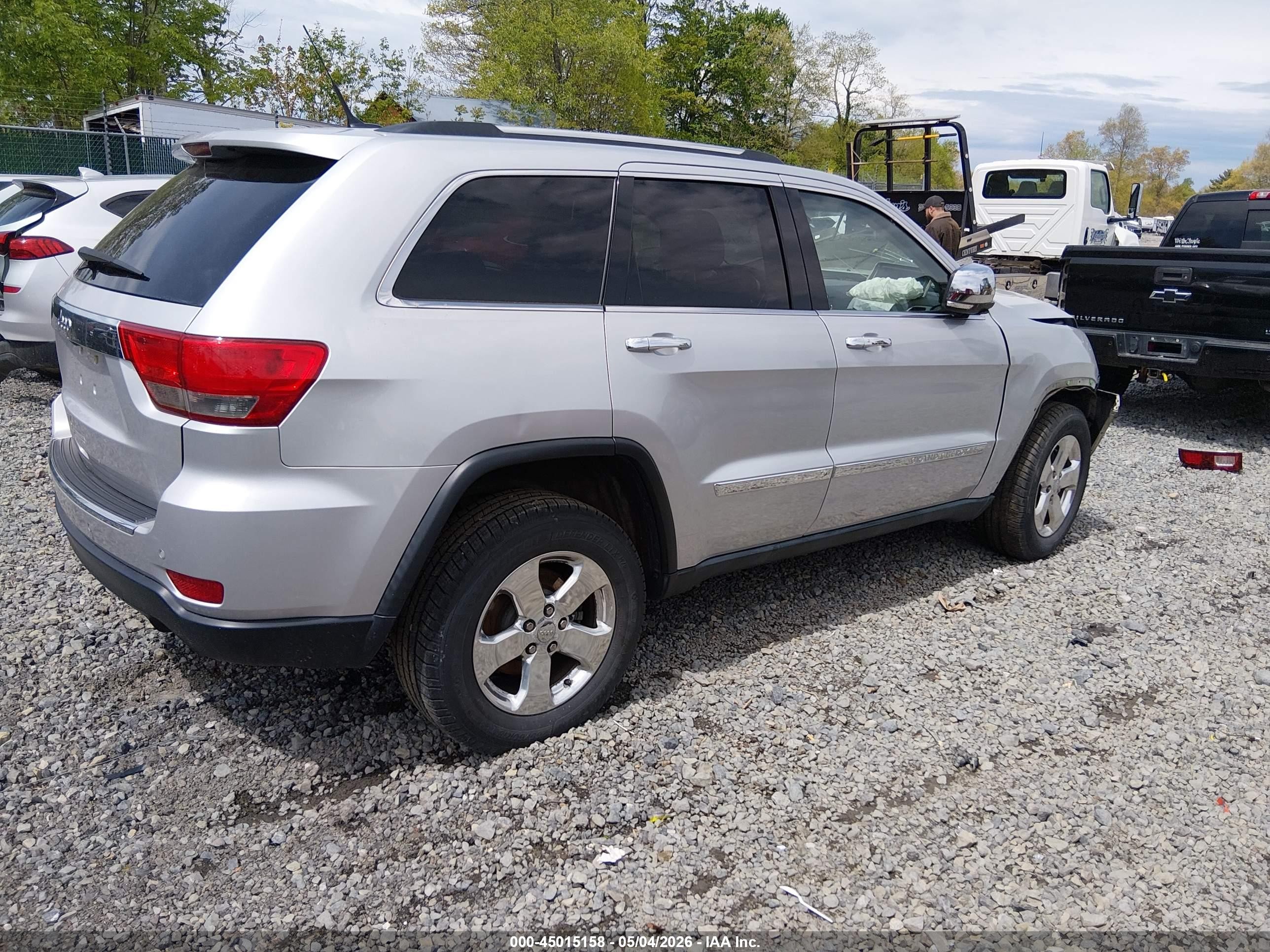 2011 Jeep Grand Cherokee Limited Серый vin: 1J4RR5GG8BC524876
