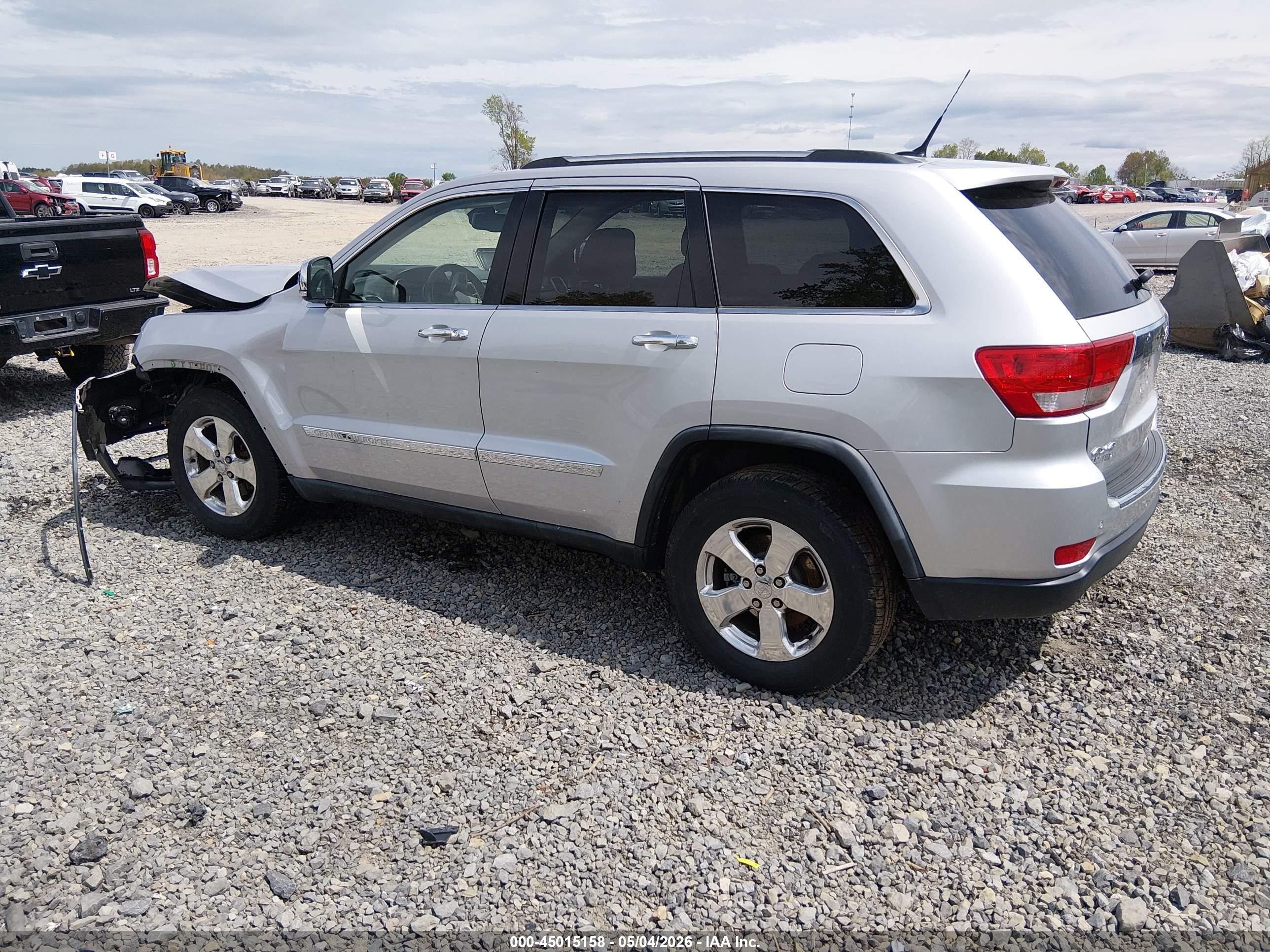 2011 Jeep Grand Cherokee Limited Серый vin: 1J4RR5GG8BC524876