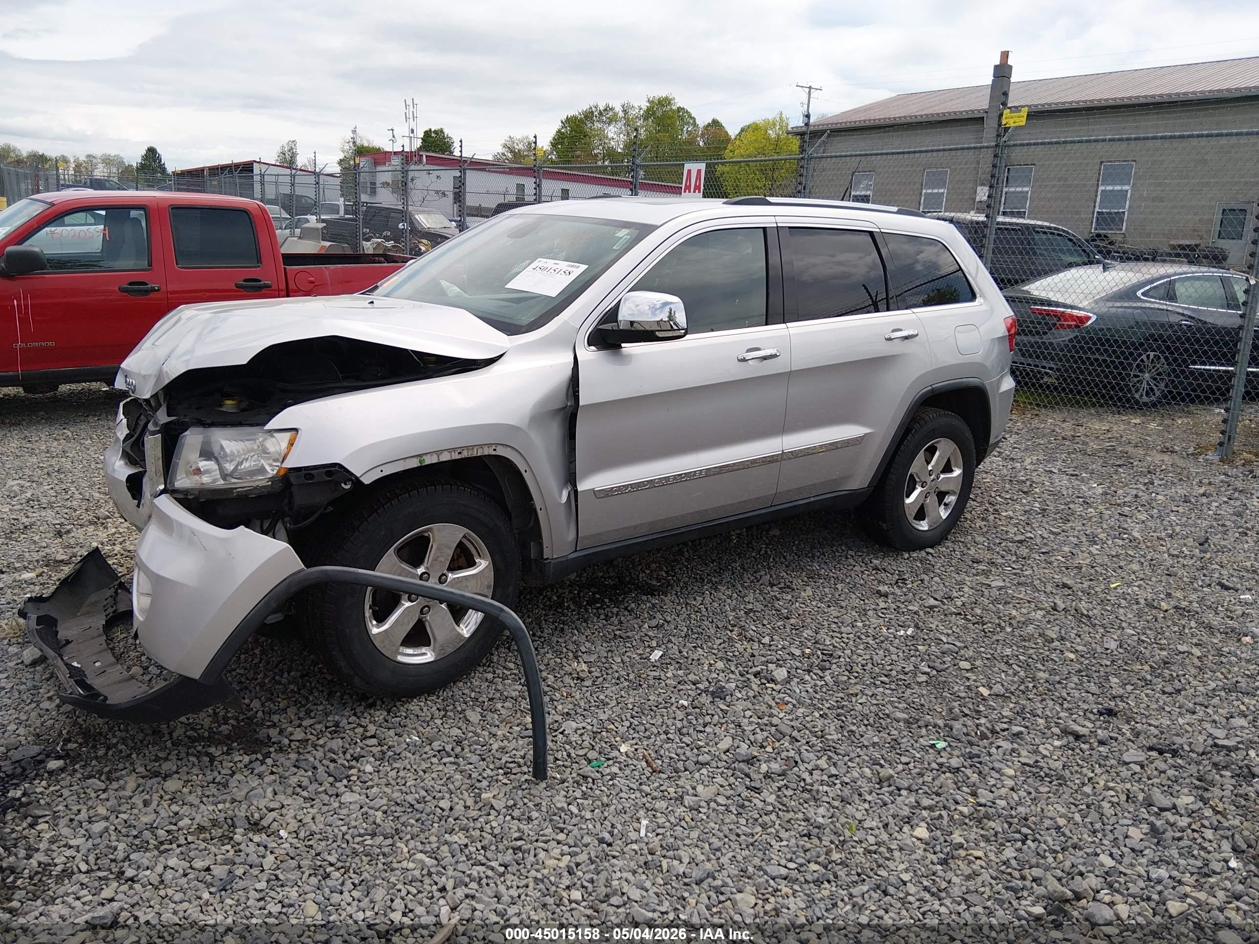 2011 Jeep Grand Cherokee Limited Серый vin: 1J4RR5GG8BC524876