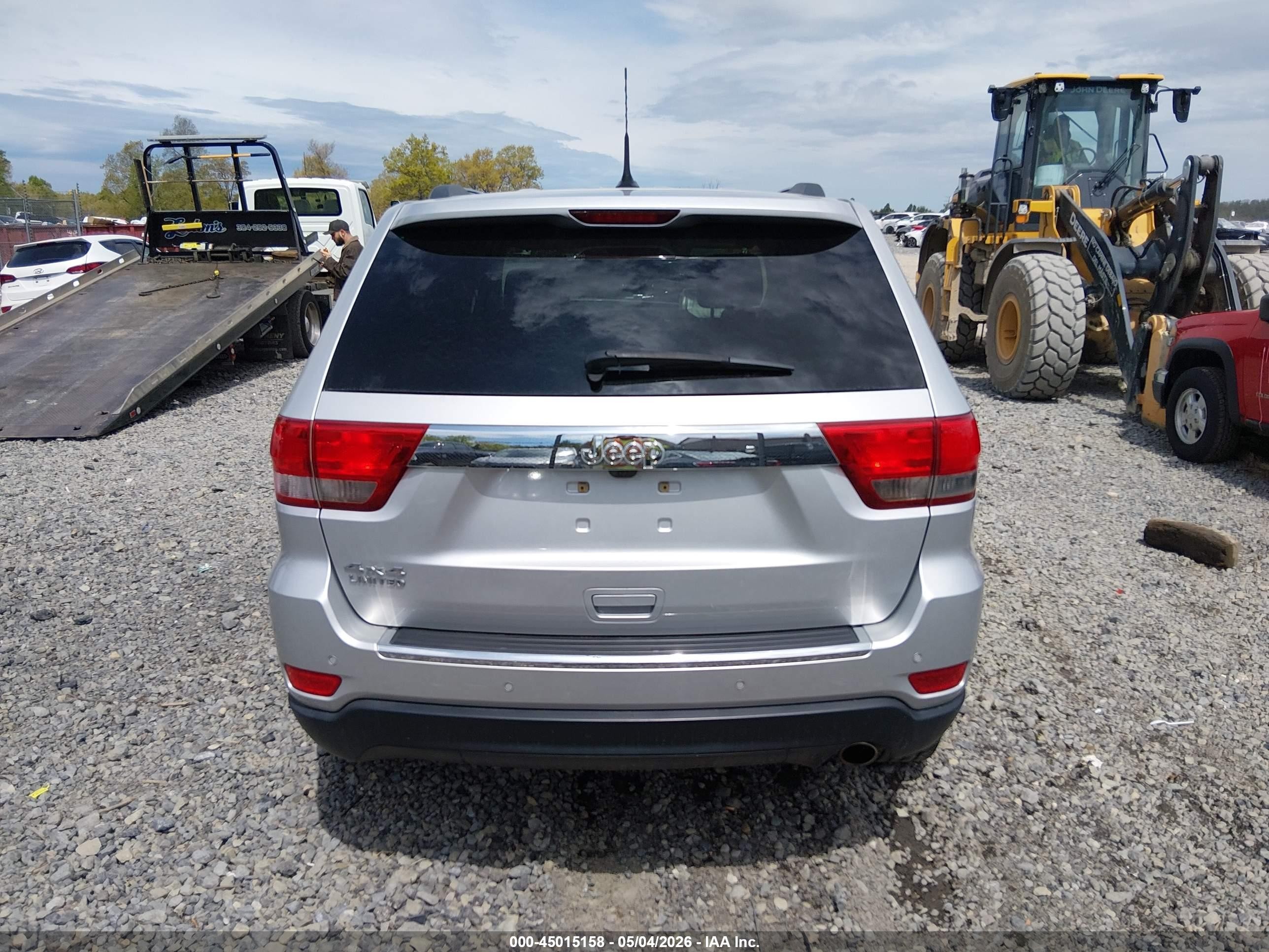 2011 Jeep Grand Cherokee Limited Серый vin: 1J4RR5GG8BC524876