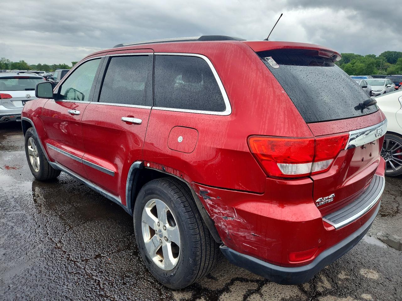 2011 Jeep Grand Cherokee Limited Red vin: 1J4RR5GG9BC529066