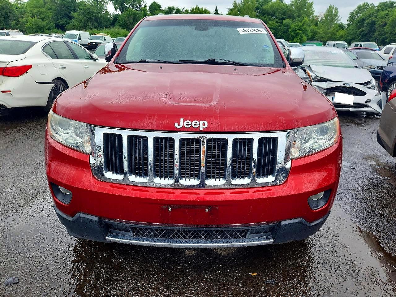 2011 Jeep Grand Cherokee Limited Red vin: 1J4RR5GG9BC529066