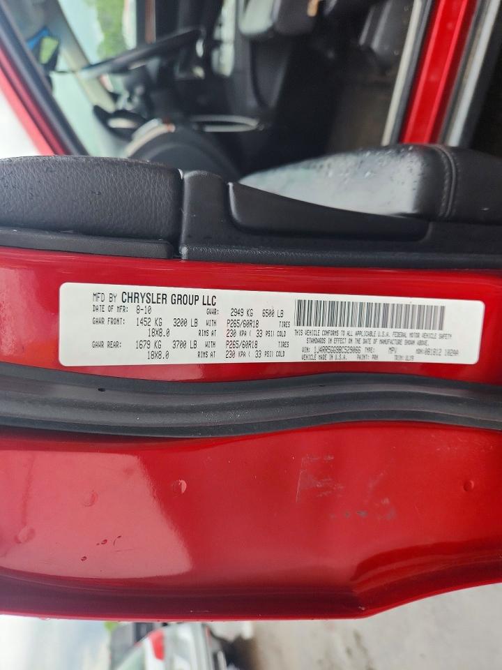 2011 Jeep Grand Cherokee Limited Red vin: 1J4RR5GG9BC529066