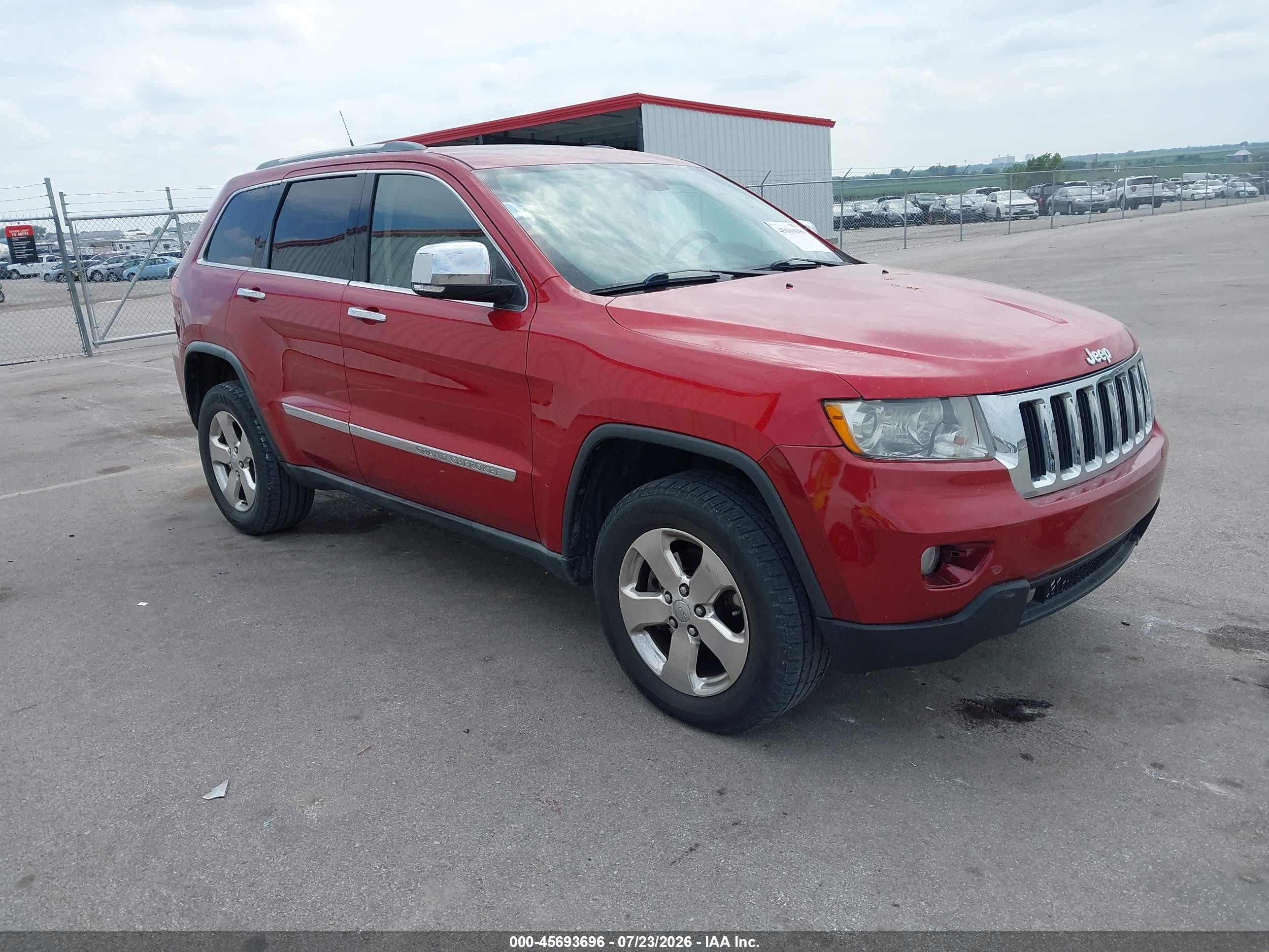 2011 Jeep Grand Cherokee Limited Red vin: 1J4RR5GG9BC586528