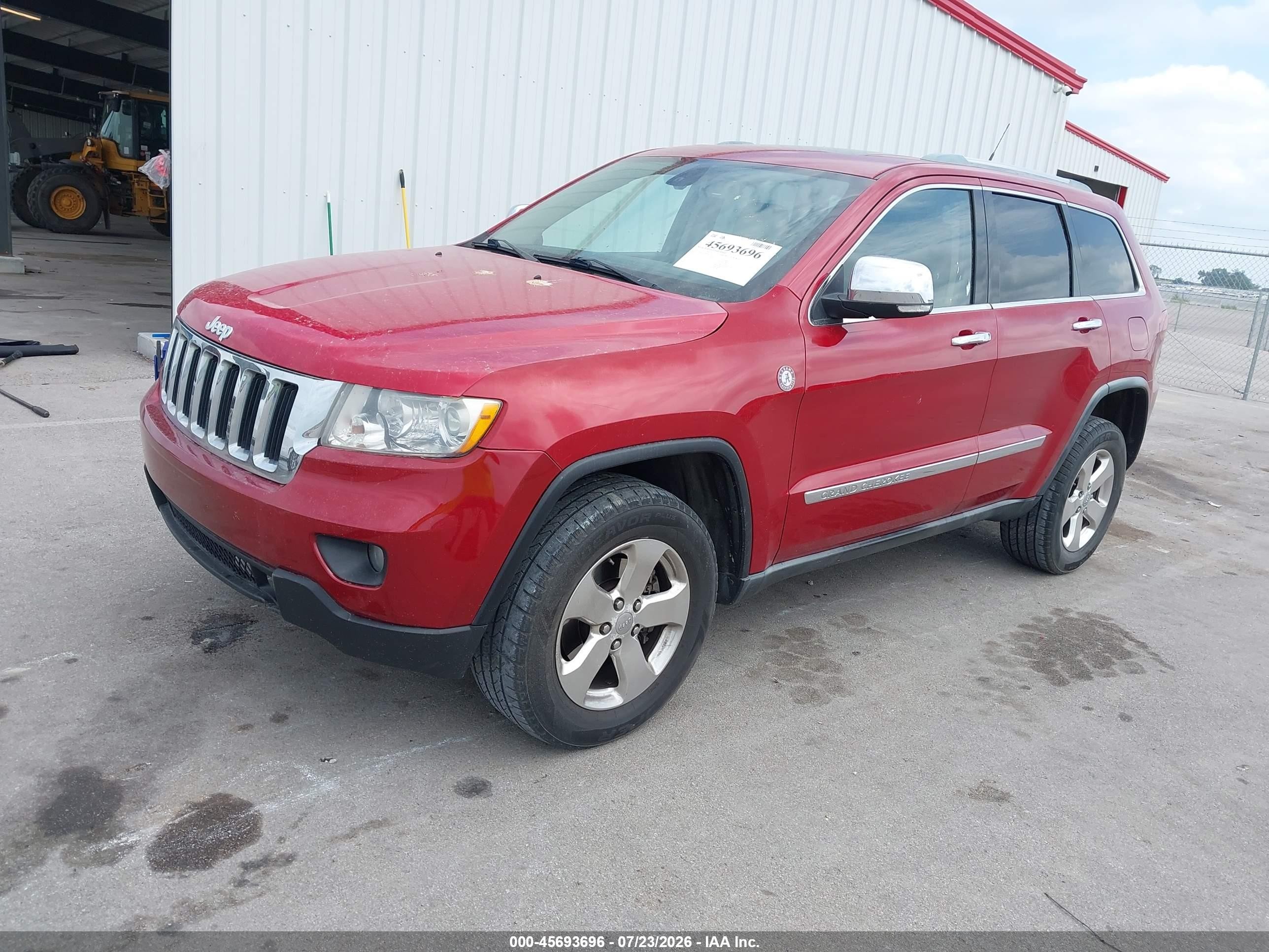 2011 Jeep Grand Cherokee Limited Красный vin: 1J4RR5GG9BC586528
