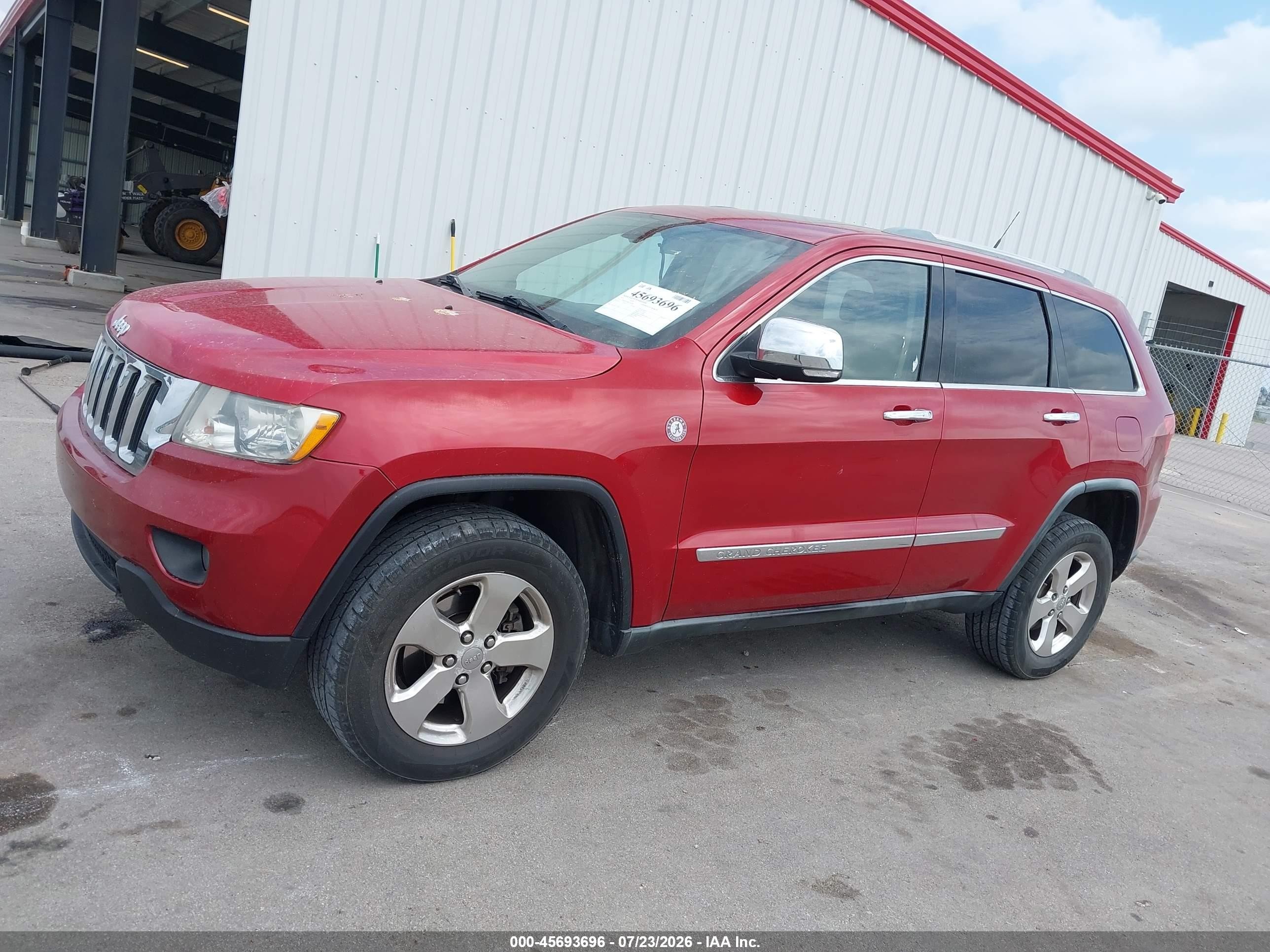 2011 Jeep Grand Cherokee Limited Красный vin: 1J4RR5GG9BC586528