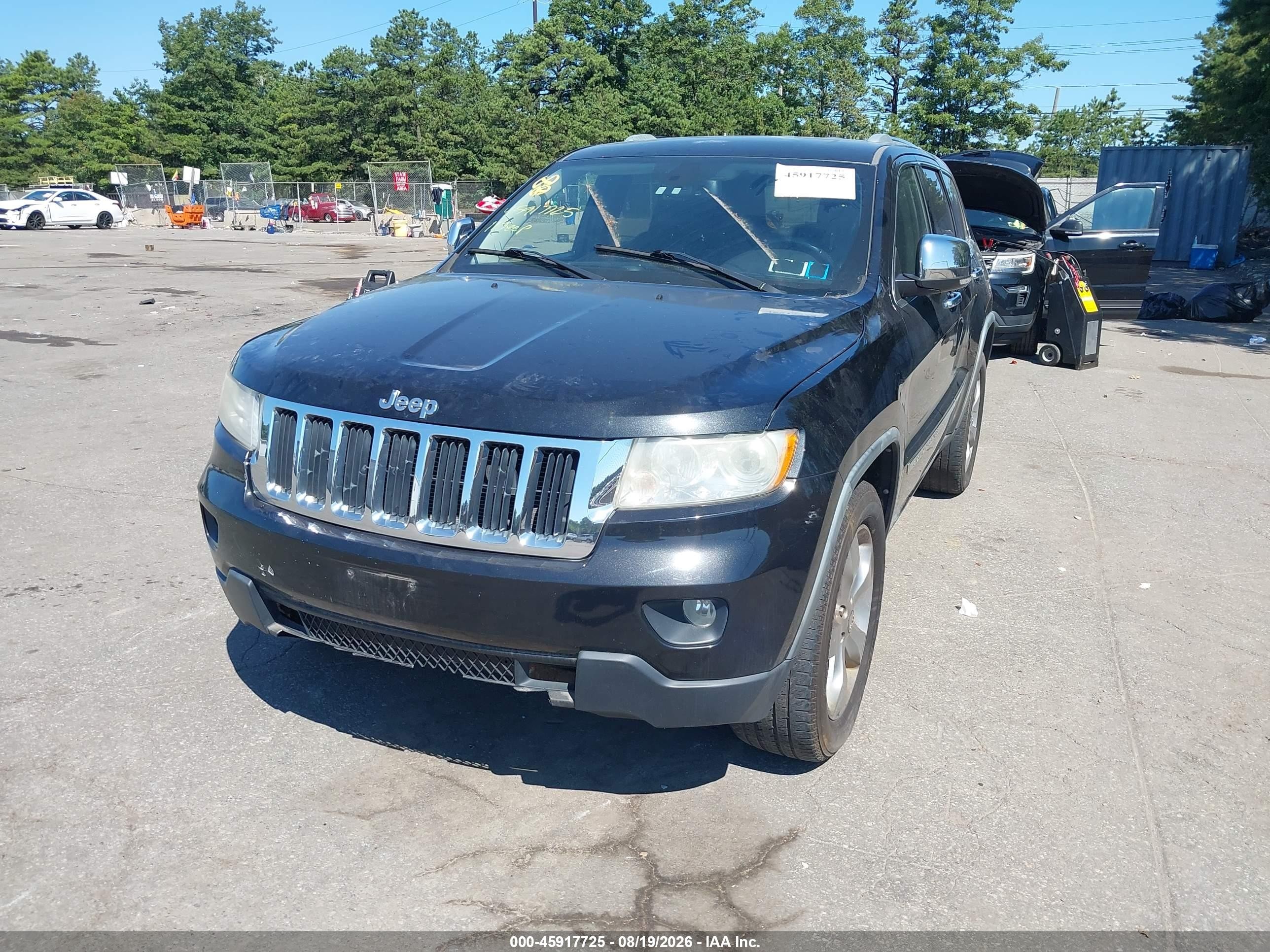 2011 Jeep Grand Cherokee Limited Black vin: 1J4RR5GG9BC655220