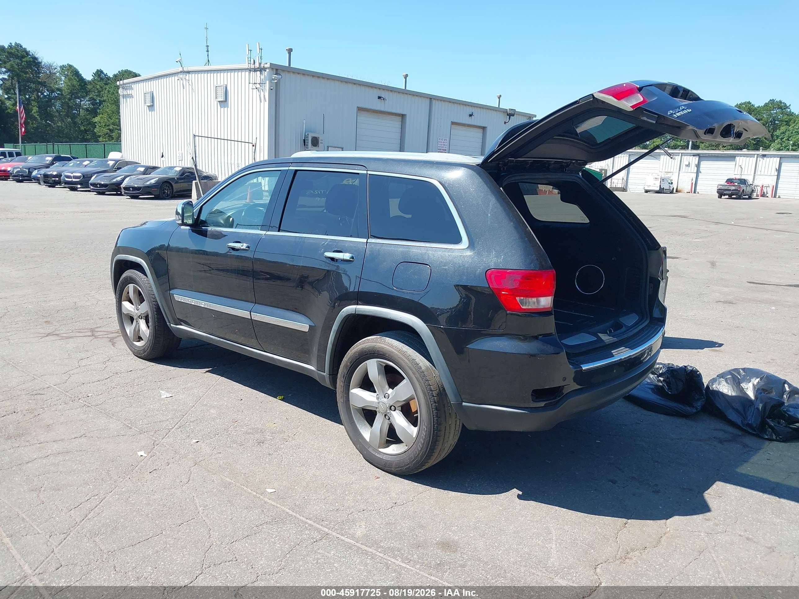 2011 Jeep Grand Cherokee Limited Black vin: 1J4RR5GG9BC655220