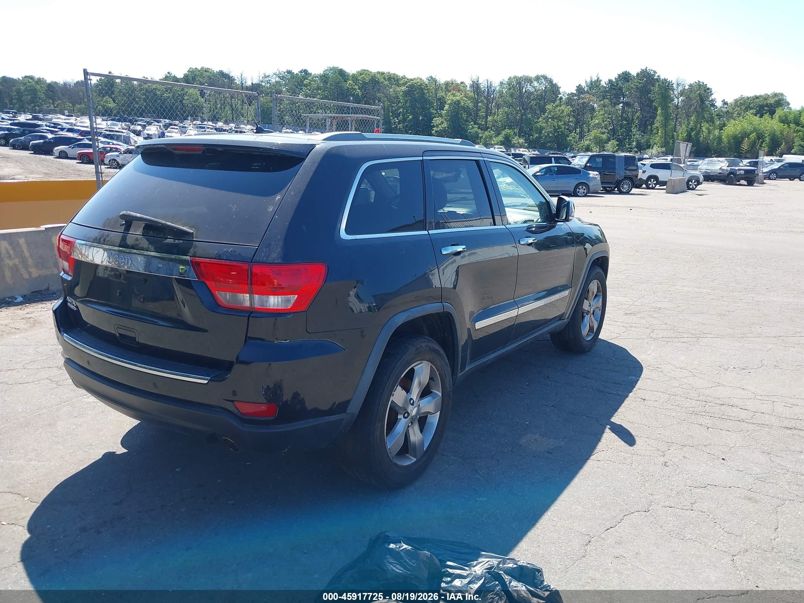 2011 Jeep Grand Cherokee Limited Black vin: 1J4RR5GG9BC655220