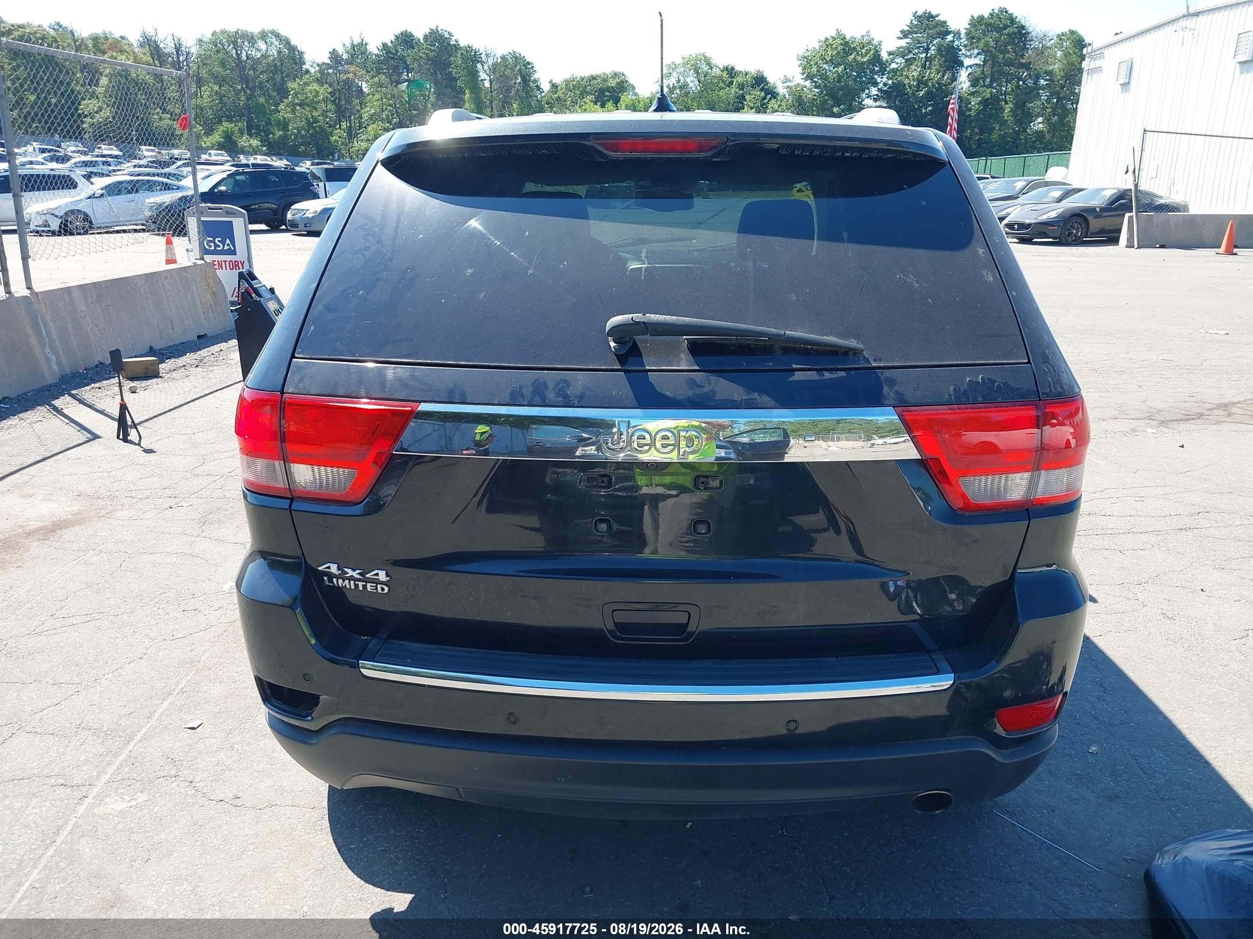 2011 Jeep Grand Cherokee Limited Black vin: 1J4RR5GG9BC655220