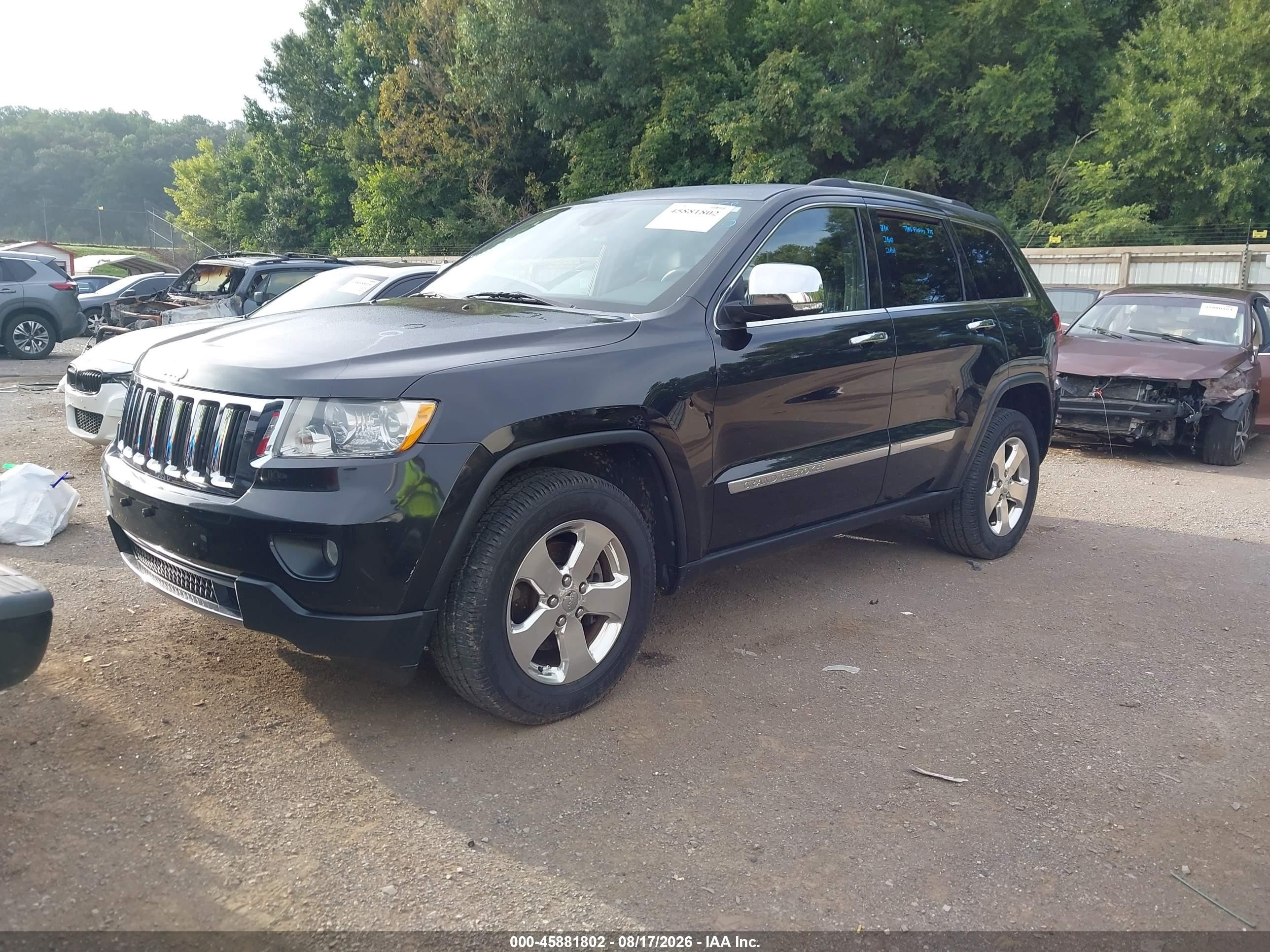 2011 Jeep Grand Cherokee Limited Black vin: 1J4RR5GGXBC566224