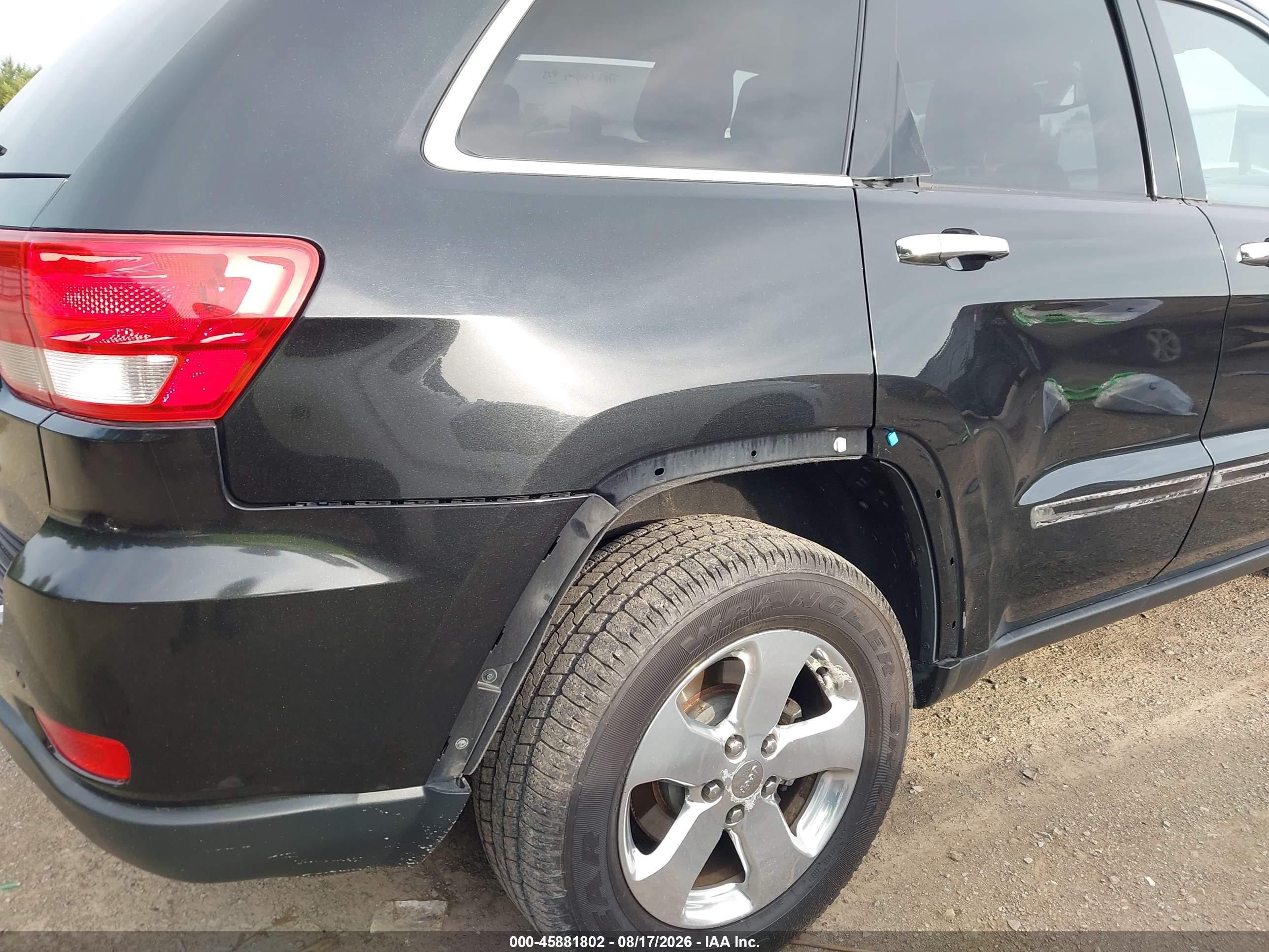 2011 Jeep Grand Cherokee Limited Black vin: 1J4RR5GGXBC566224