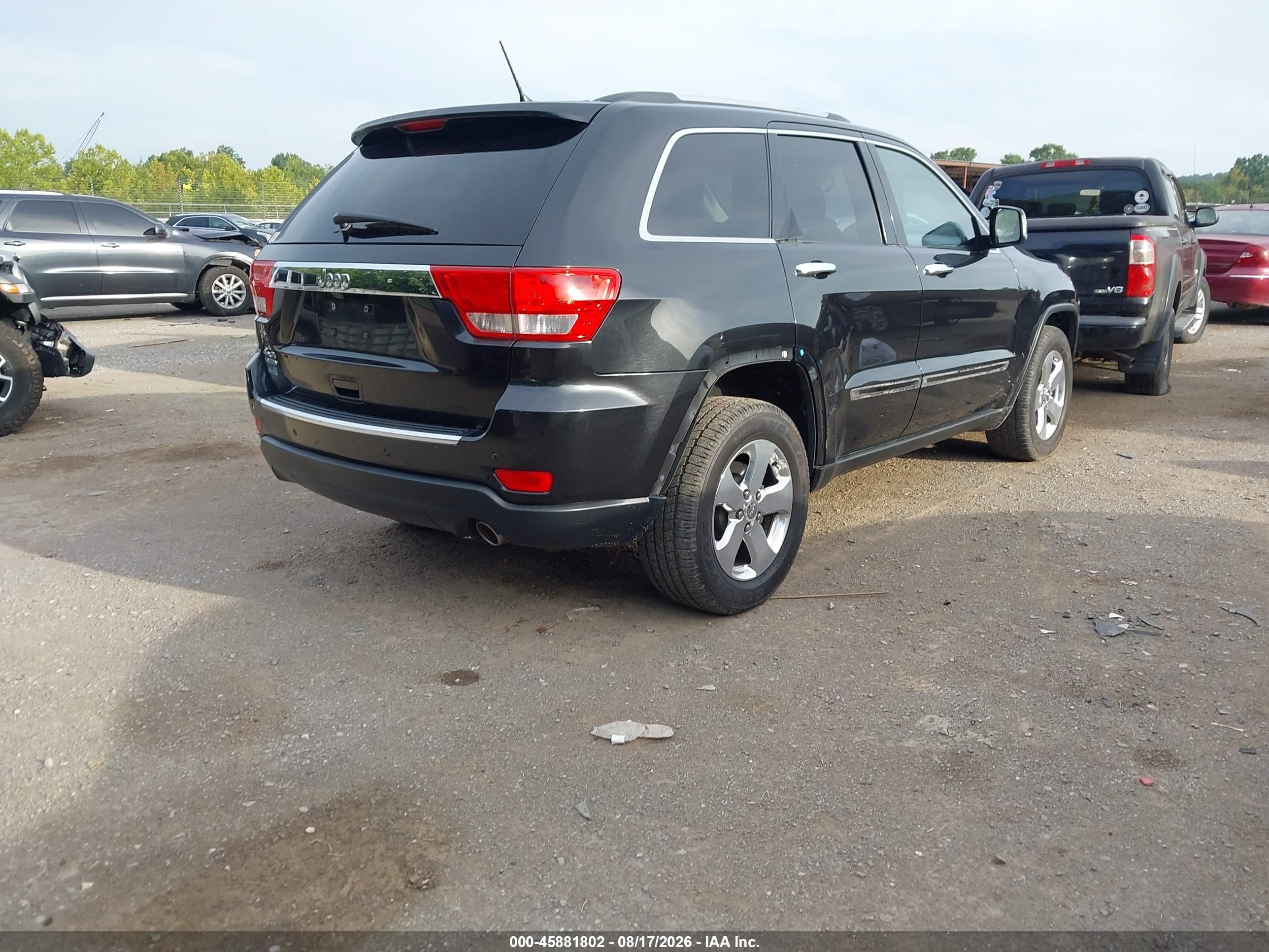 2011 Jeep Grand Cherokee Limited Black vin: 1J4RR5GGXBC566224