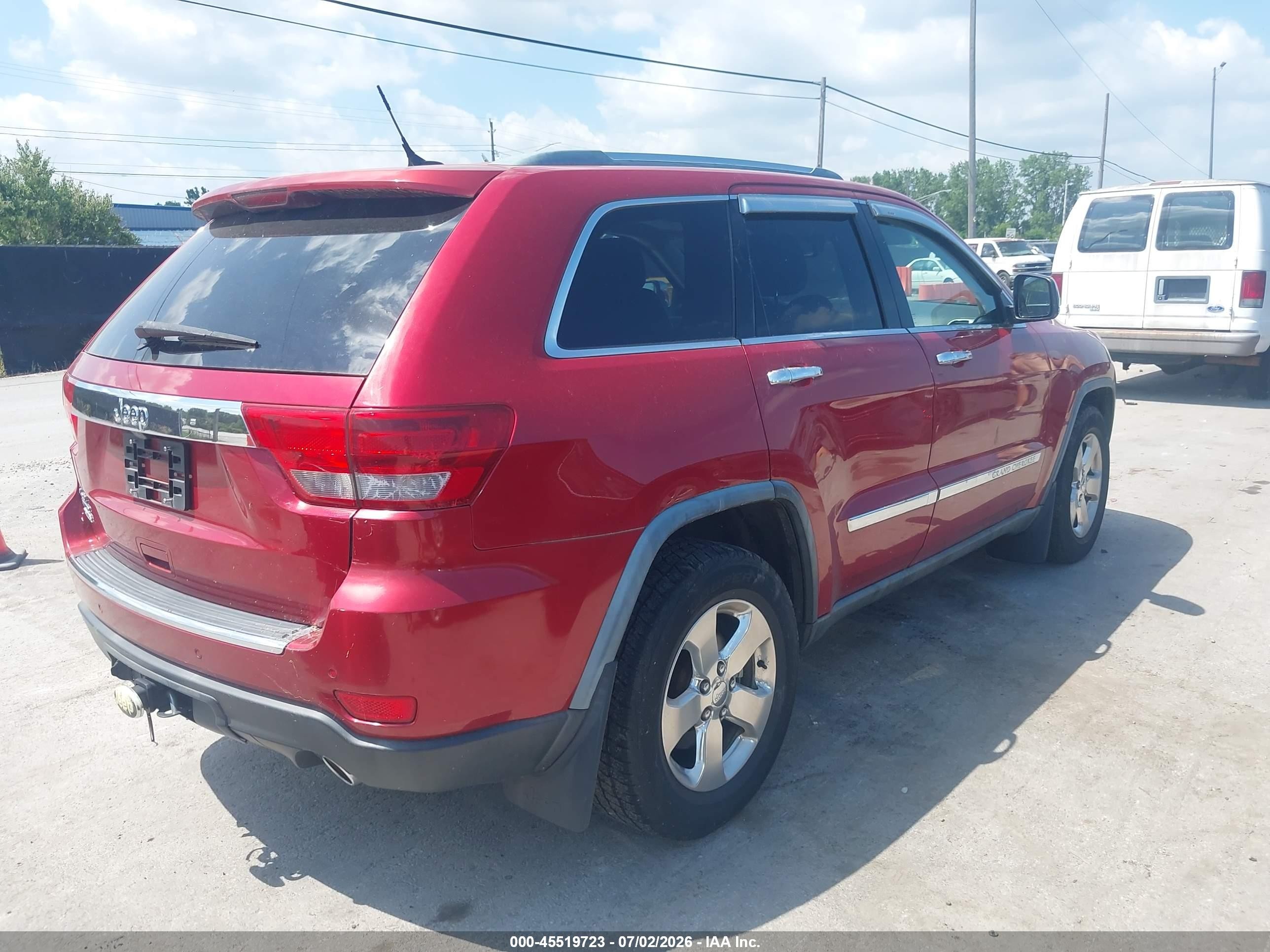 2011 Jeep Grand Cherokee Limited Red vin: 1J4RR5GT3BC575716