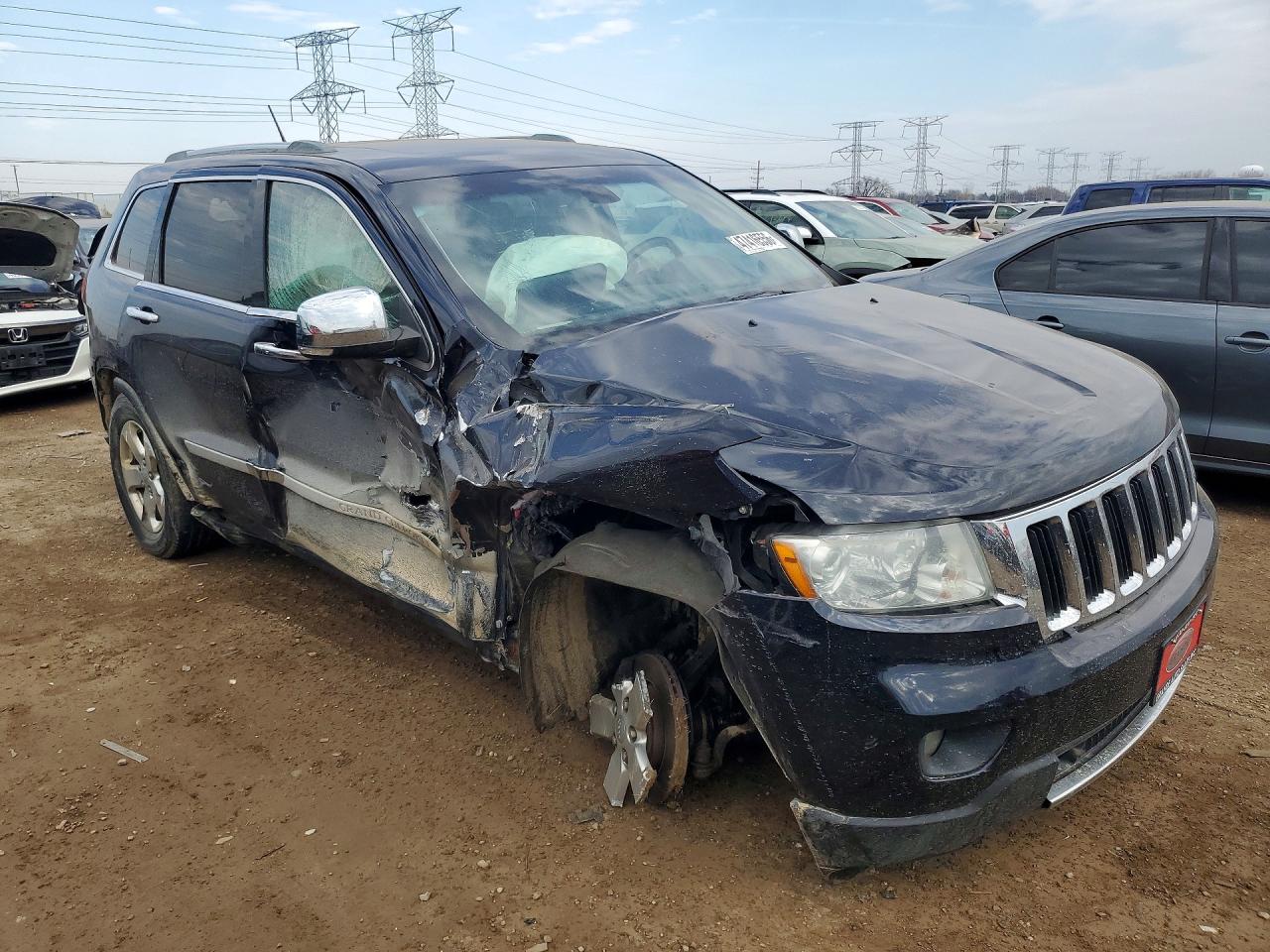 2011 Jeep Grand Cherokee Limited Blue vin: 1J4RR5GT3BC604423