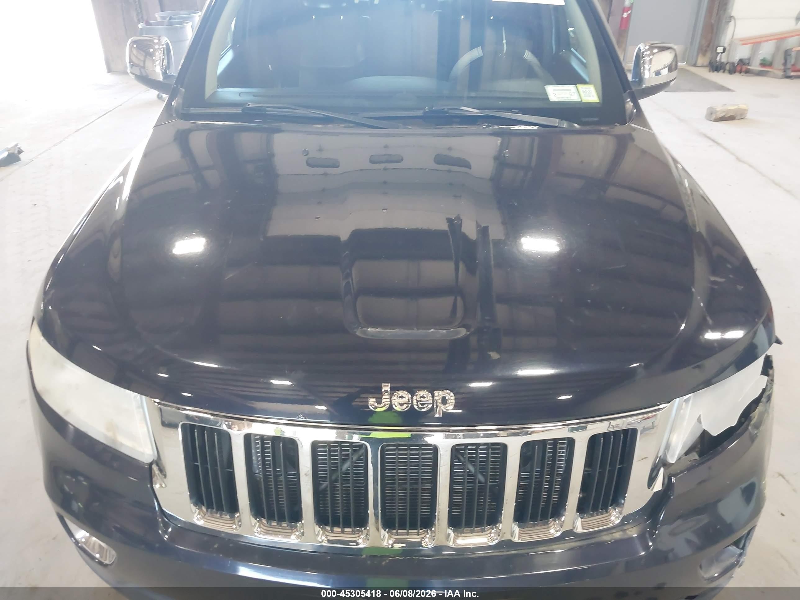 2011 Jeep Grand Cherokee Limited Black vin: 1J4RR5GT4BC505111