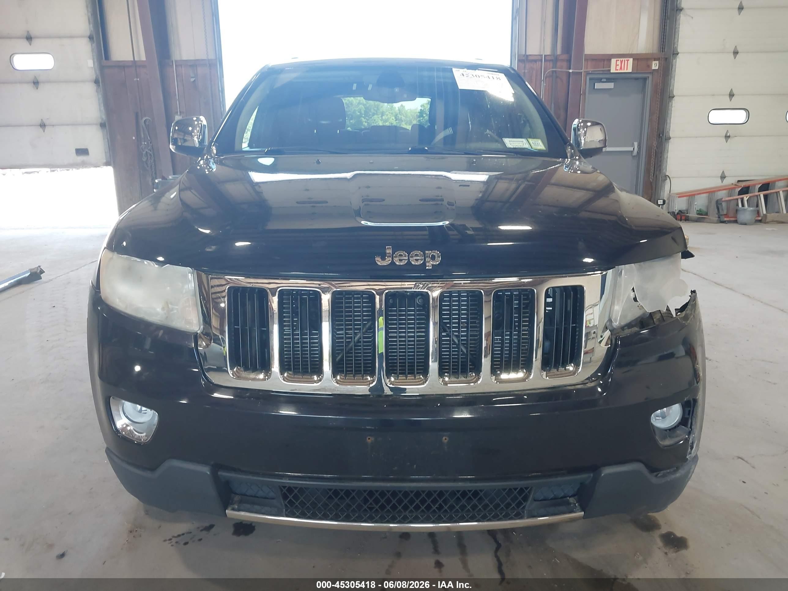 2011 Jeep Grand Cherokee Limited Black vin: 1J4RR5GT4BC505111