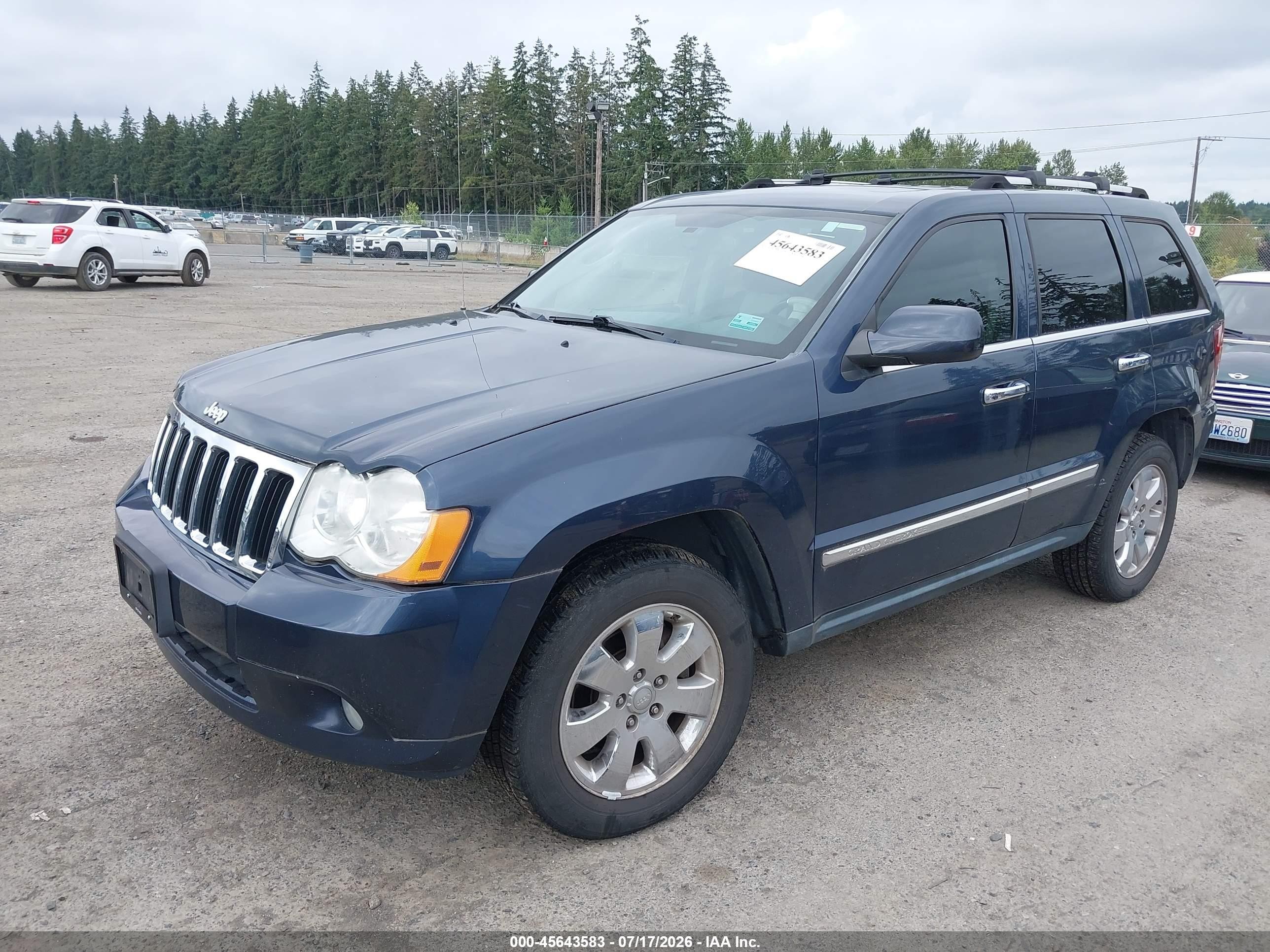 2010 Jeep Grand Cherokee Limited Dark Blue vin: 1J4RR5GT5AC150822