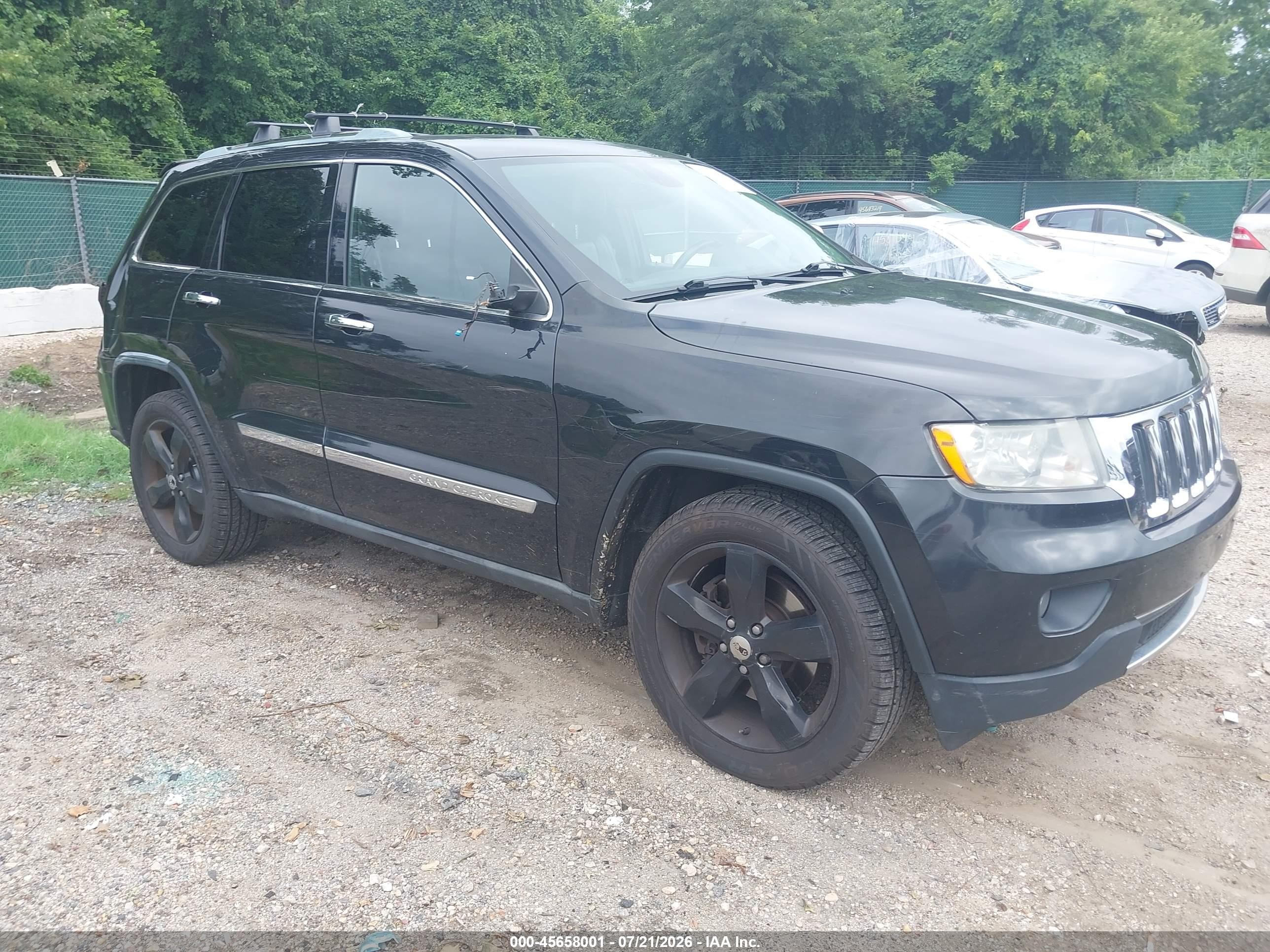 2011 Jeep Grand Cherokee Limited Black vin: 1J4RR5GT5BC603693