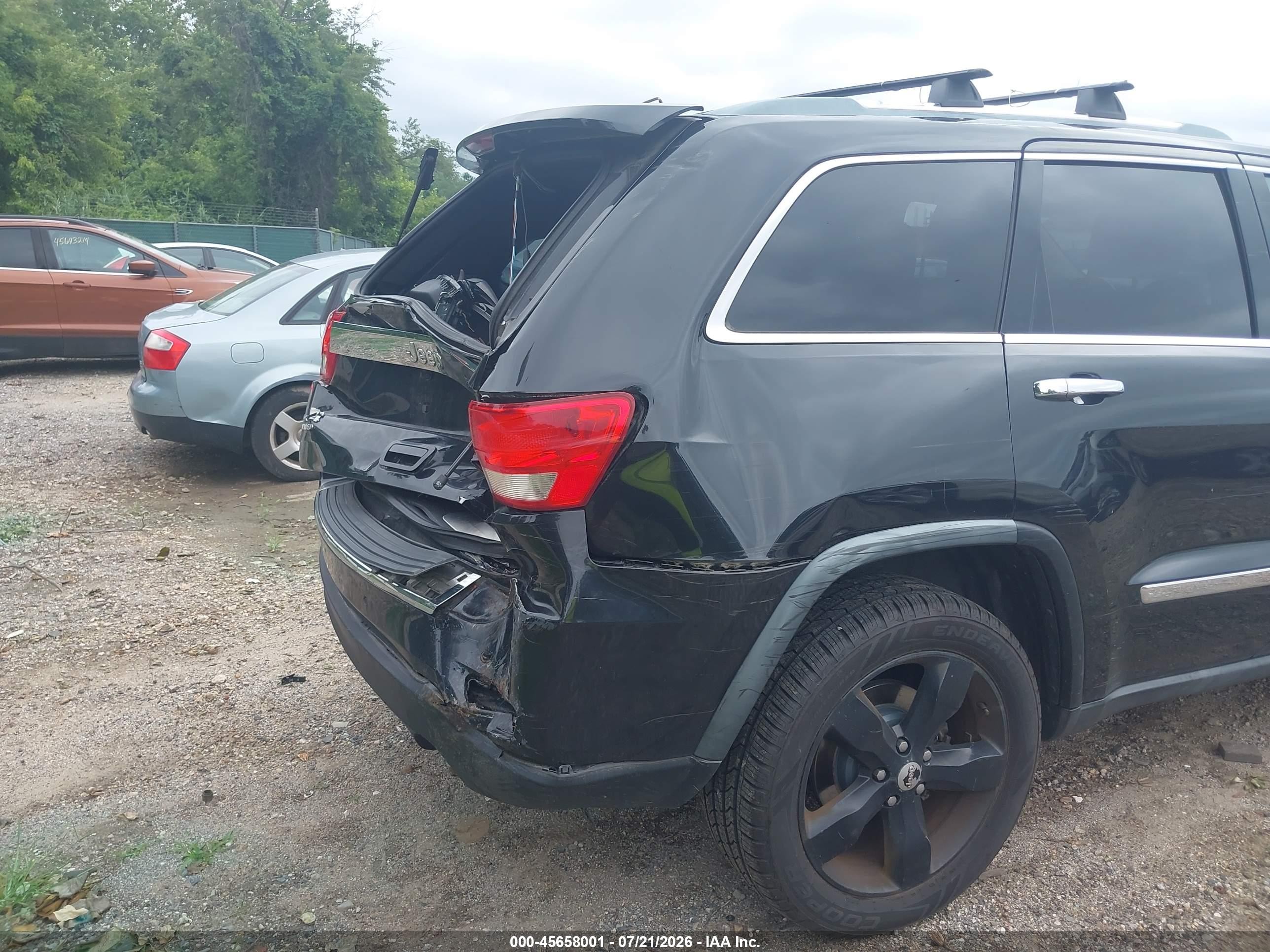2011 Jeep Grand Cherokee Limited Black vin: 1J4RR5GT5BC603693