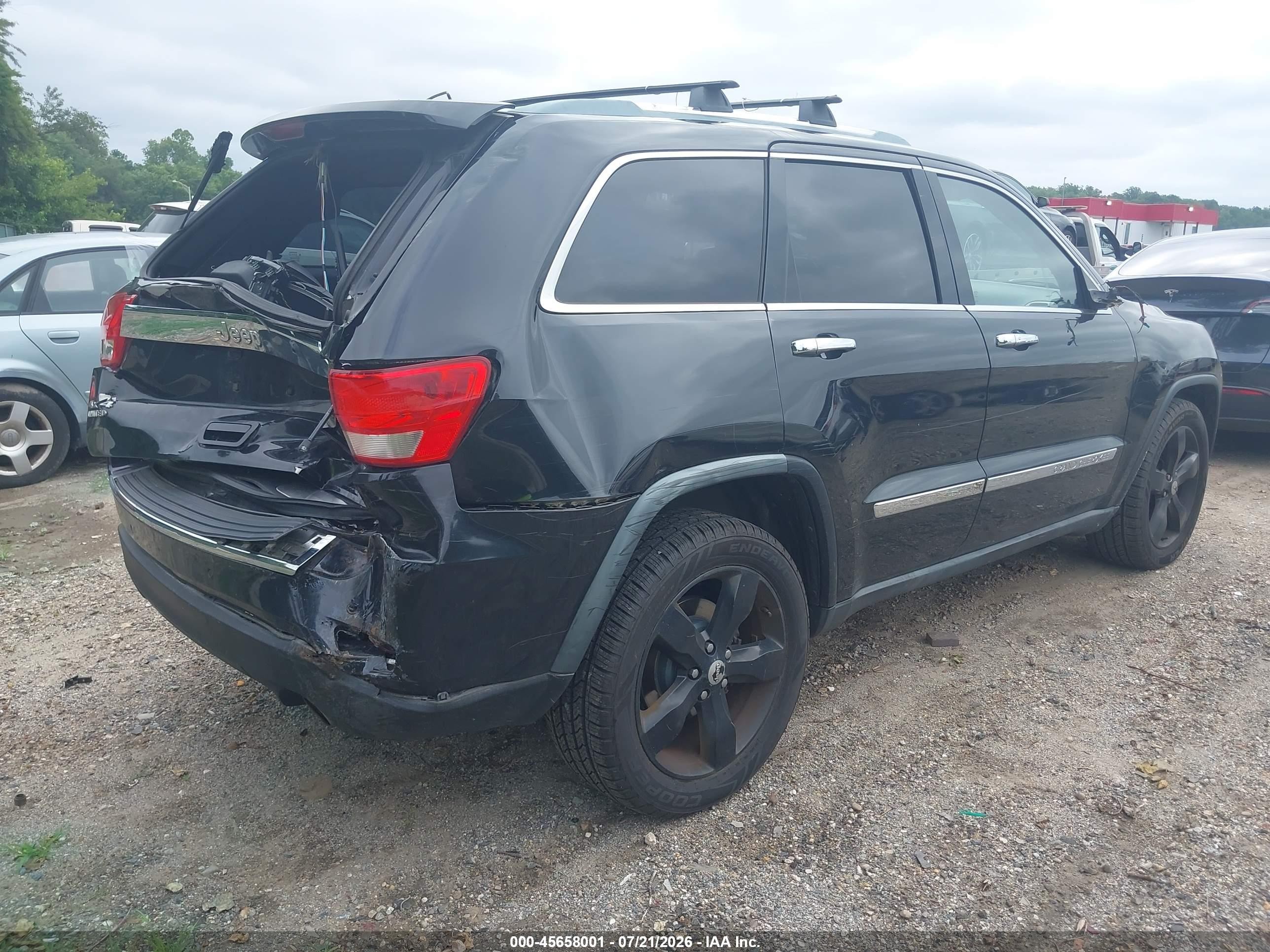 2011 Jeep Grand Cherokee Limited Black vin: 1J4RR5GT5BC603693