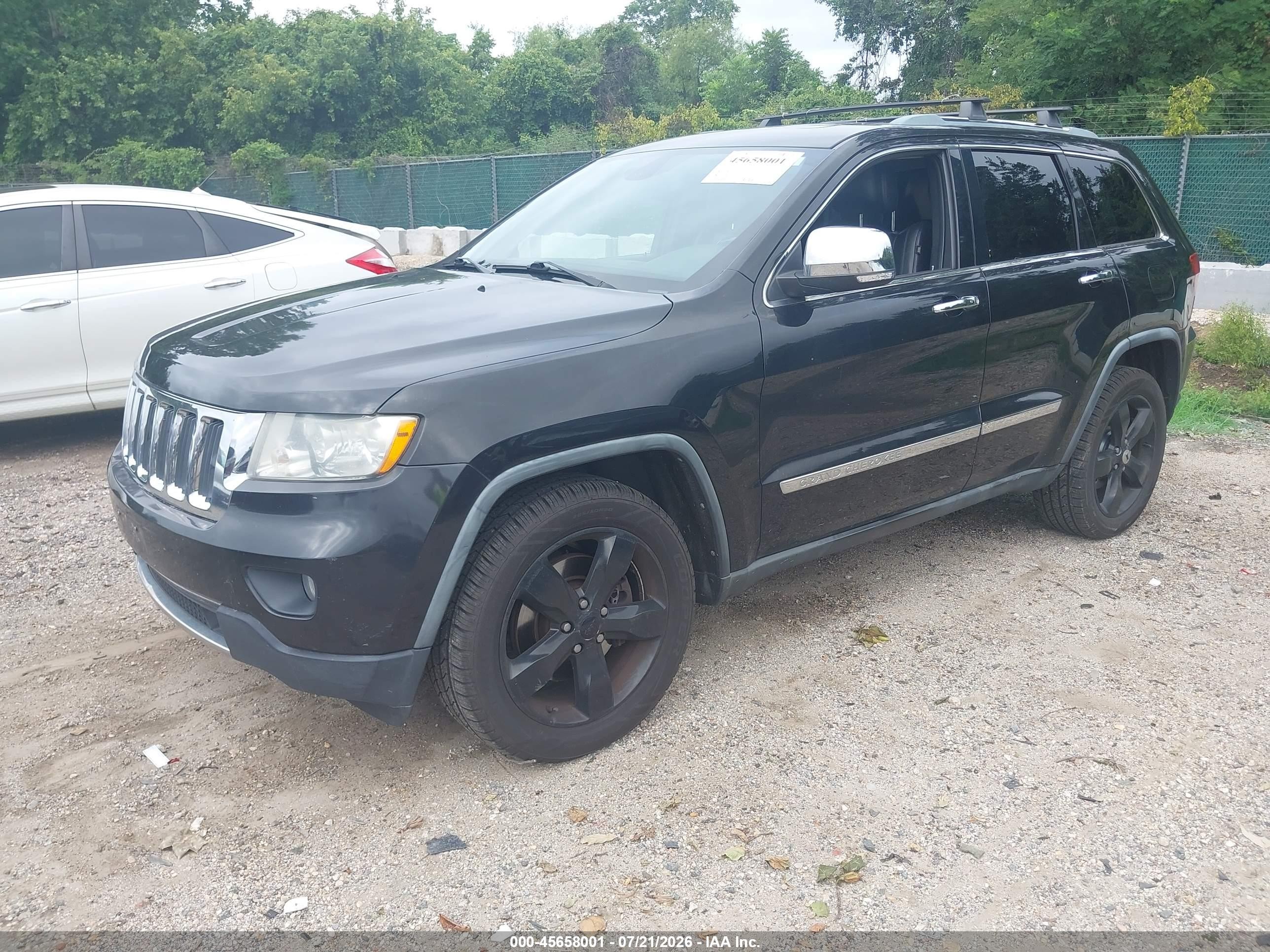 2011 Jeep Grand Cherokee Limited Black vin: 1J4RR5GT5BC603693